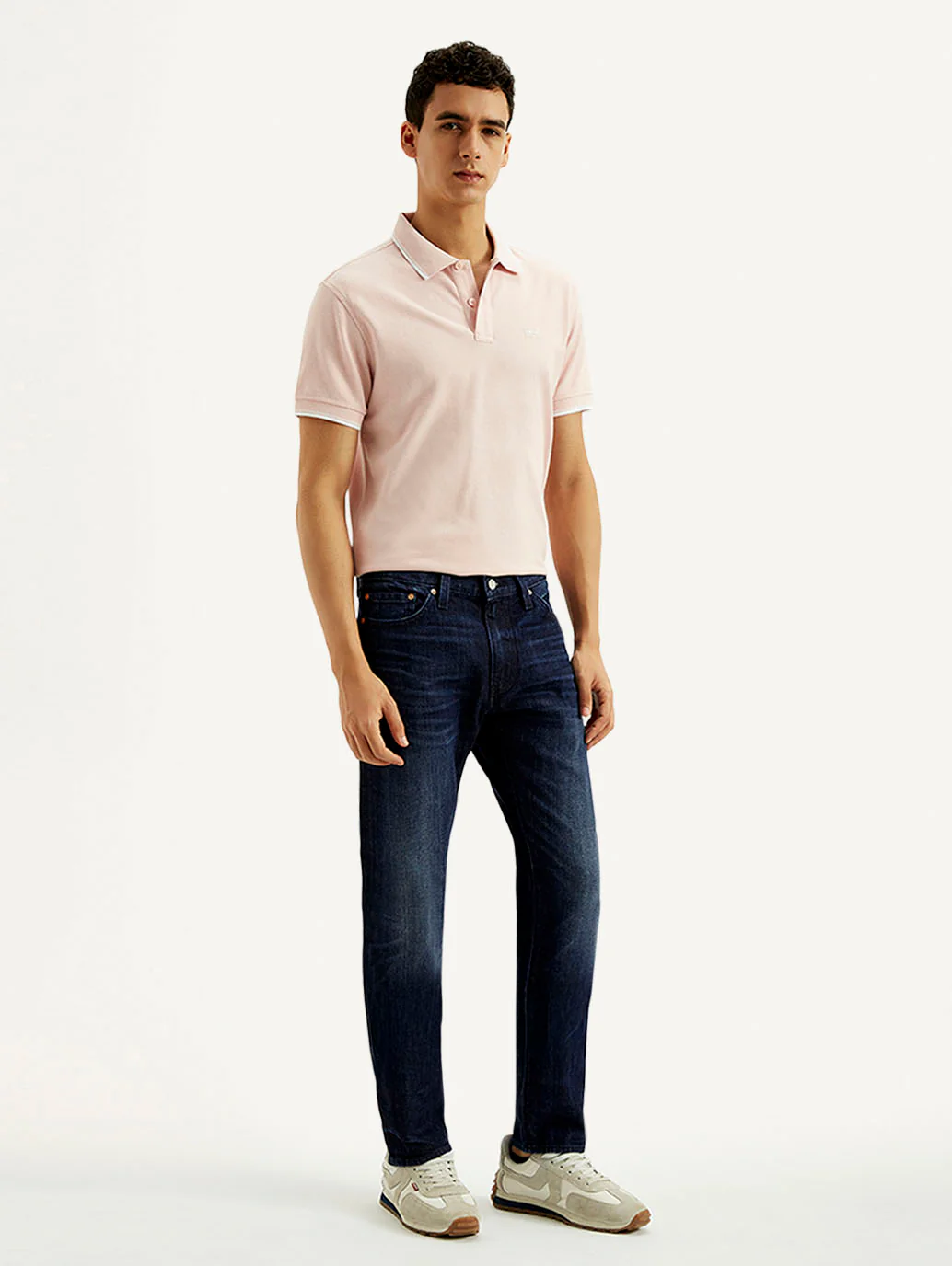 Men's 511 Dark Blue Slim Fit Mid Rise Selvedge Jeans - Image 6
