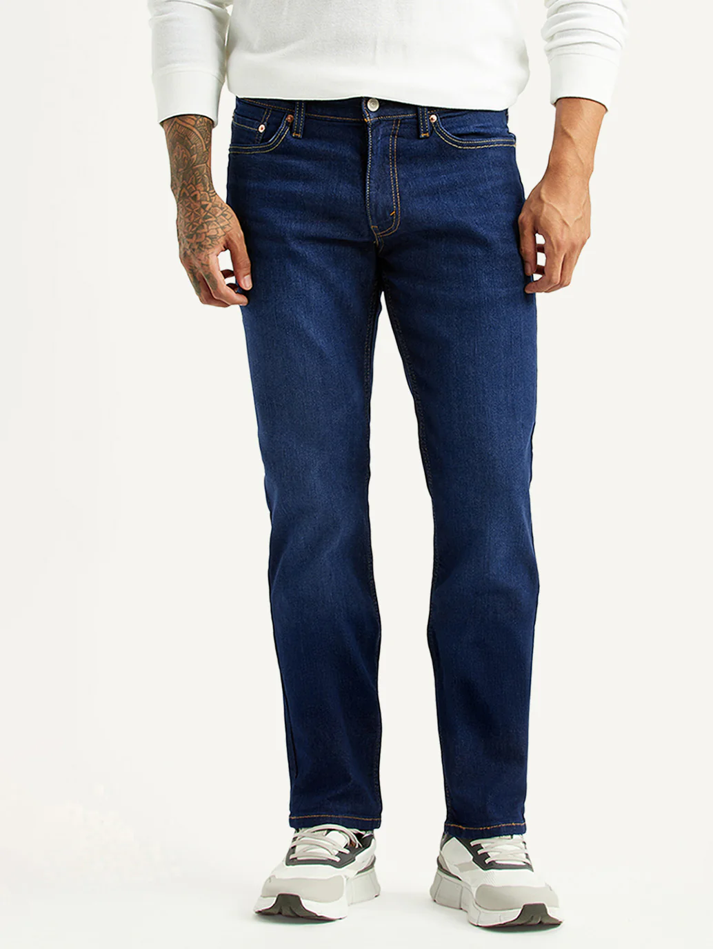 Men's 511 Dark Blue Slim Fit Mid Rise Jeans - Image 2