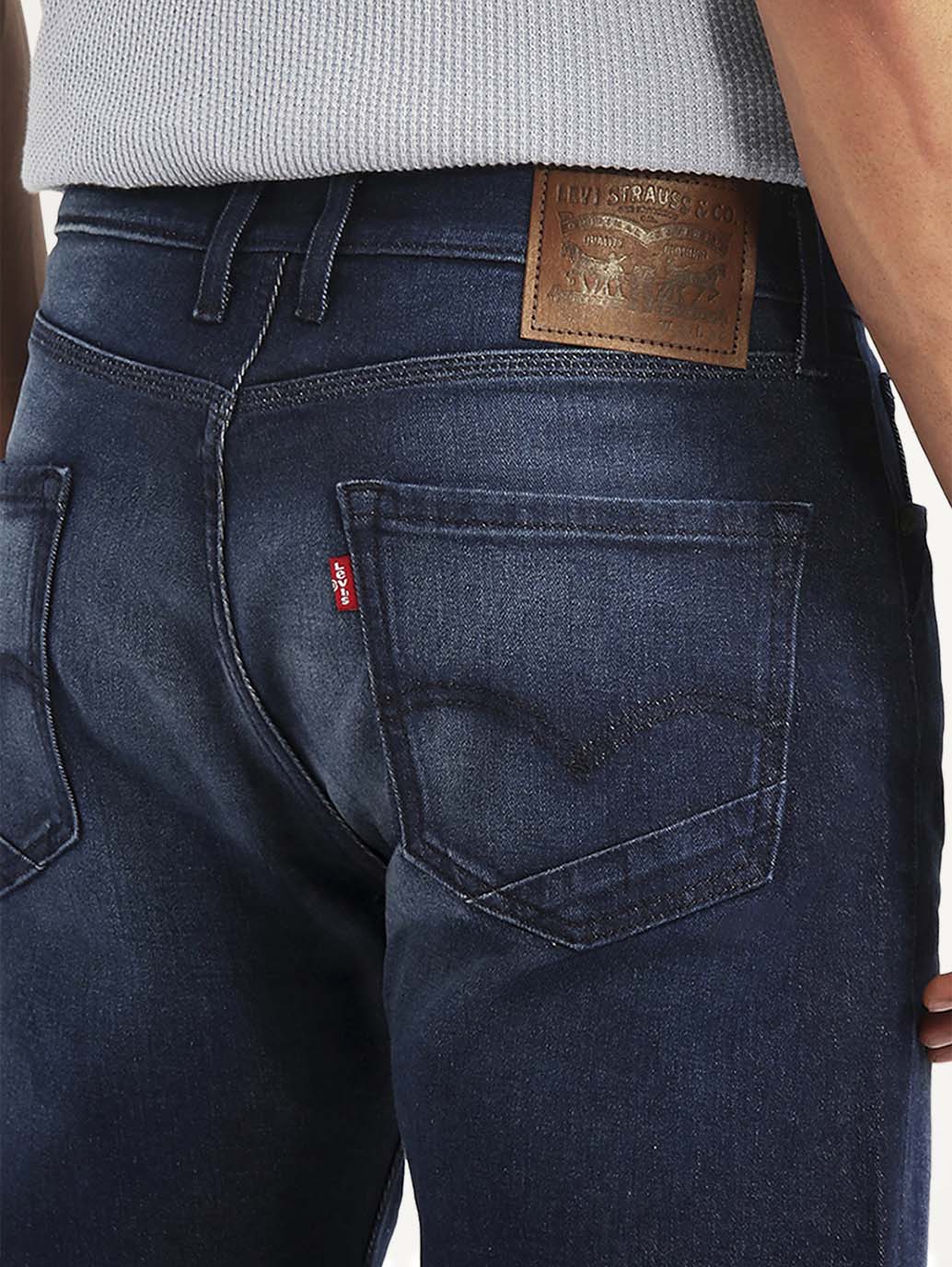 Men's 511 Dark Blue Slim Fit Hyper Stretch Jeans - Image 6