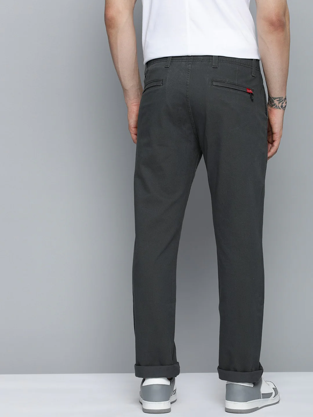 Men's 511 Dark Grey Slim Fit Chinos - Image 5