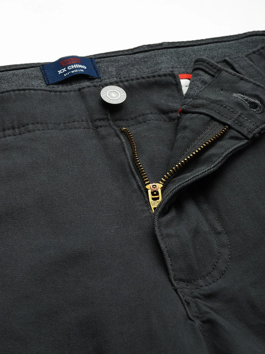 Men's 511 Dark Grey Slim Fit Chinos - Image 6