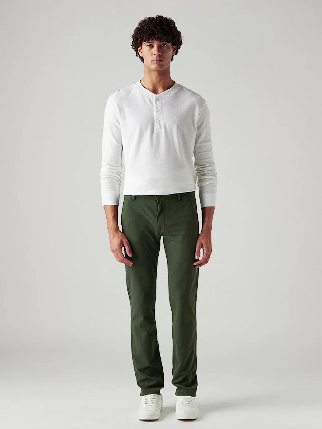 Men's 511 Dark Green Slim Fit Mid Rise Tech Pant - Image 2