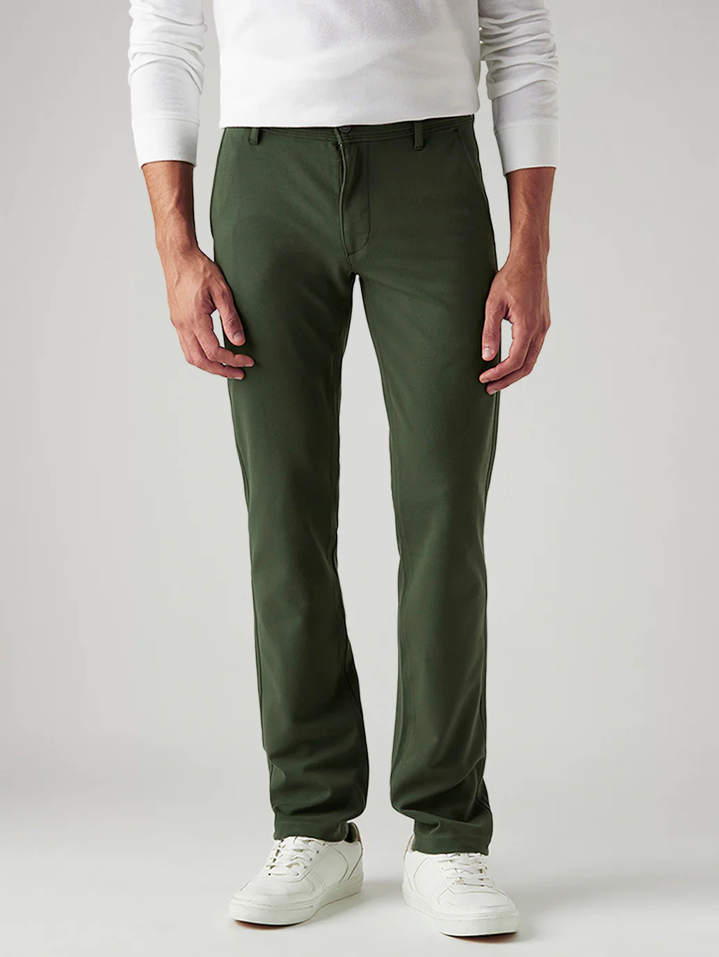 Men's 511 Dark Green Slim Fit Mid Rise Tech Pant - Image 3