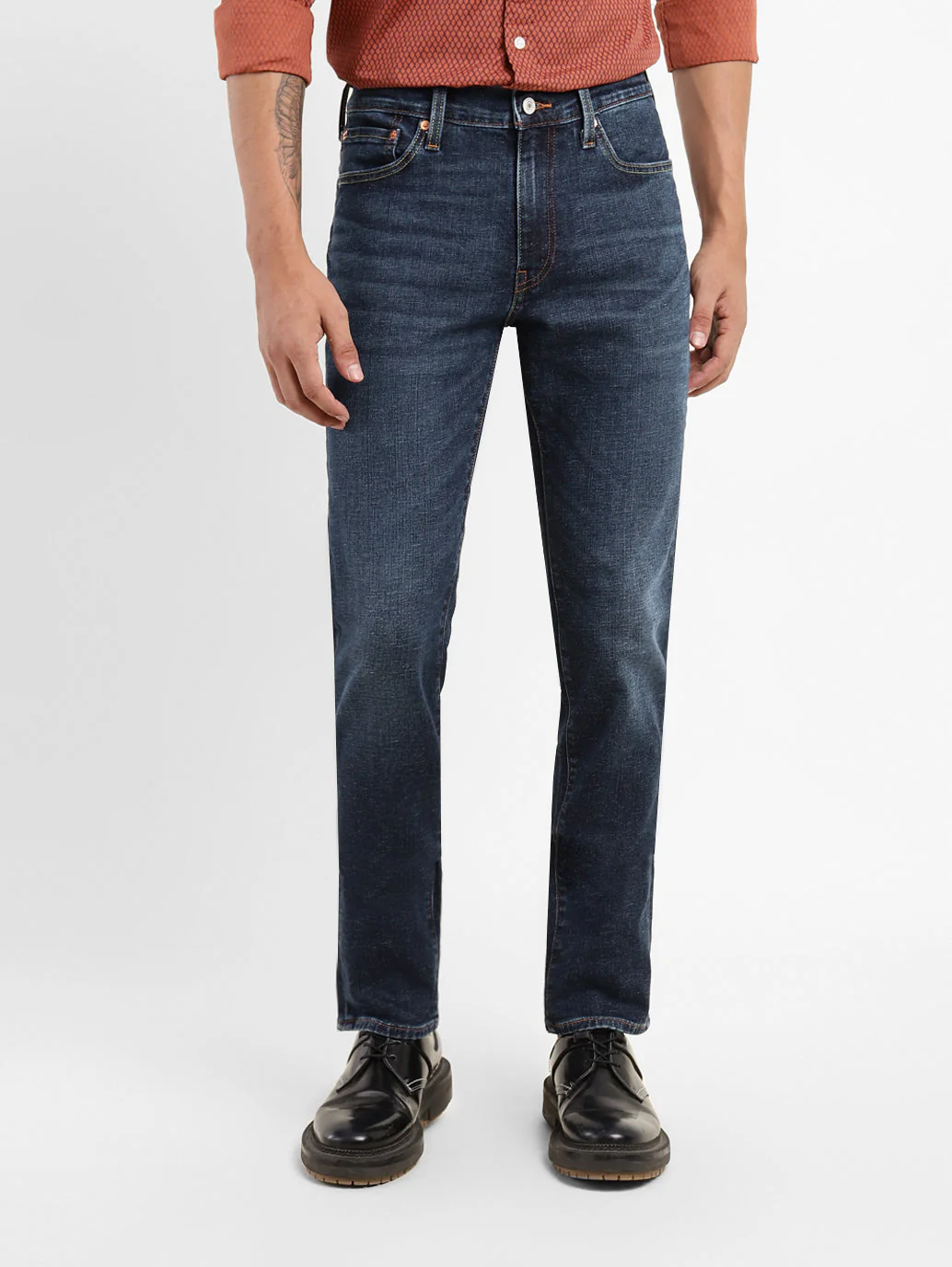 Men's 511 Blue Slim Fit Mid Rise Jeans