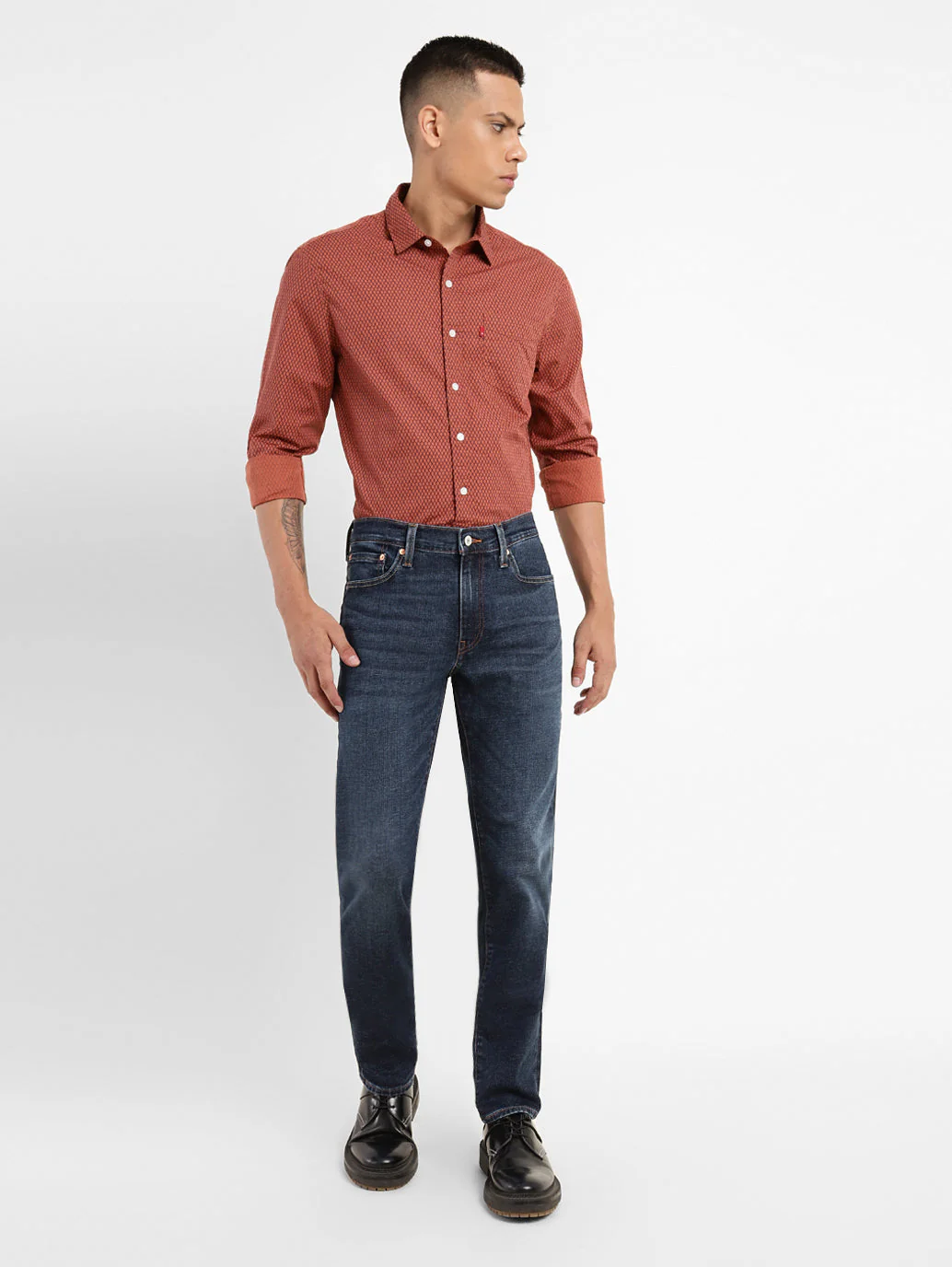Men's 511 Blue Slim Fit Mid Rise Jeans - Image 2