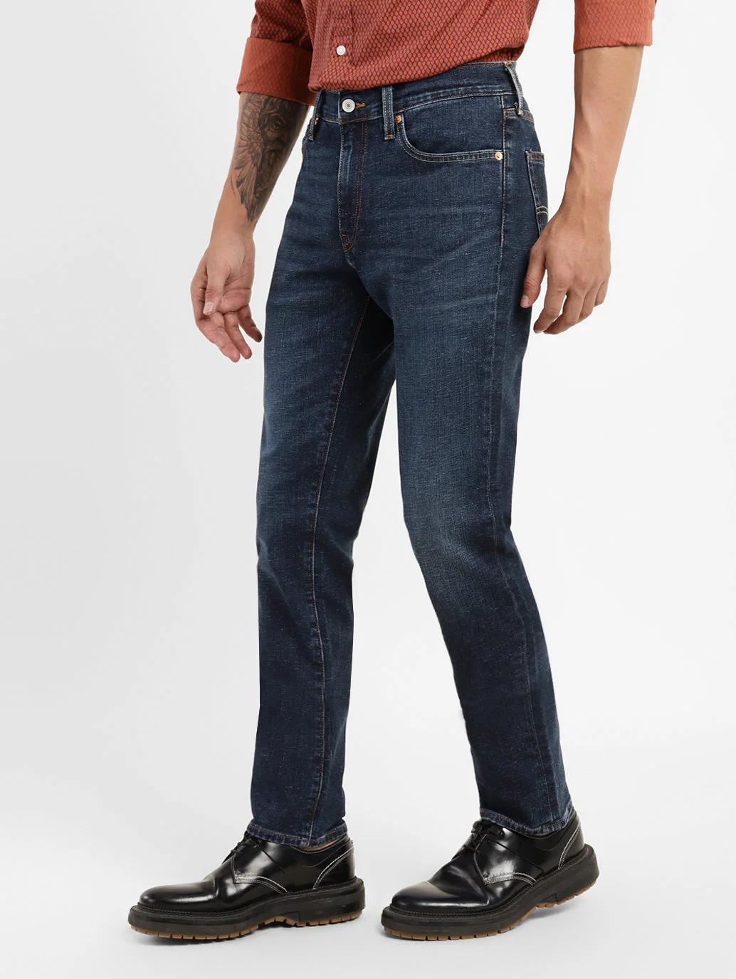 Men's 511 Blue Slim Fit Mid Rise Jeans - Image 5