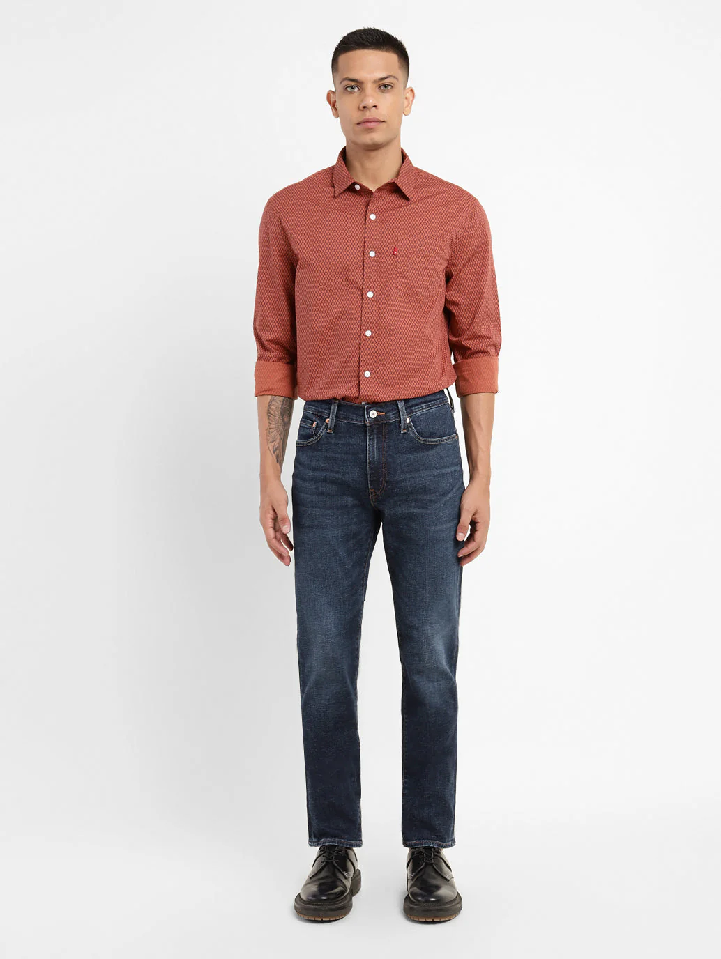 Men's 511 Blue Slim Fit Mid Rise Jeans - Image 8