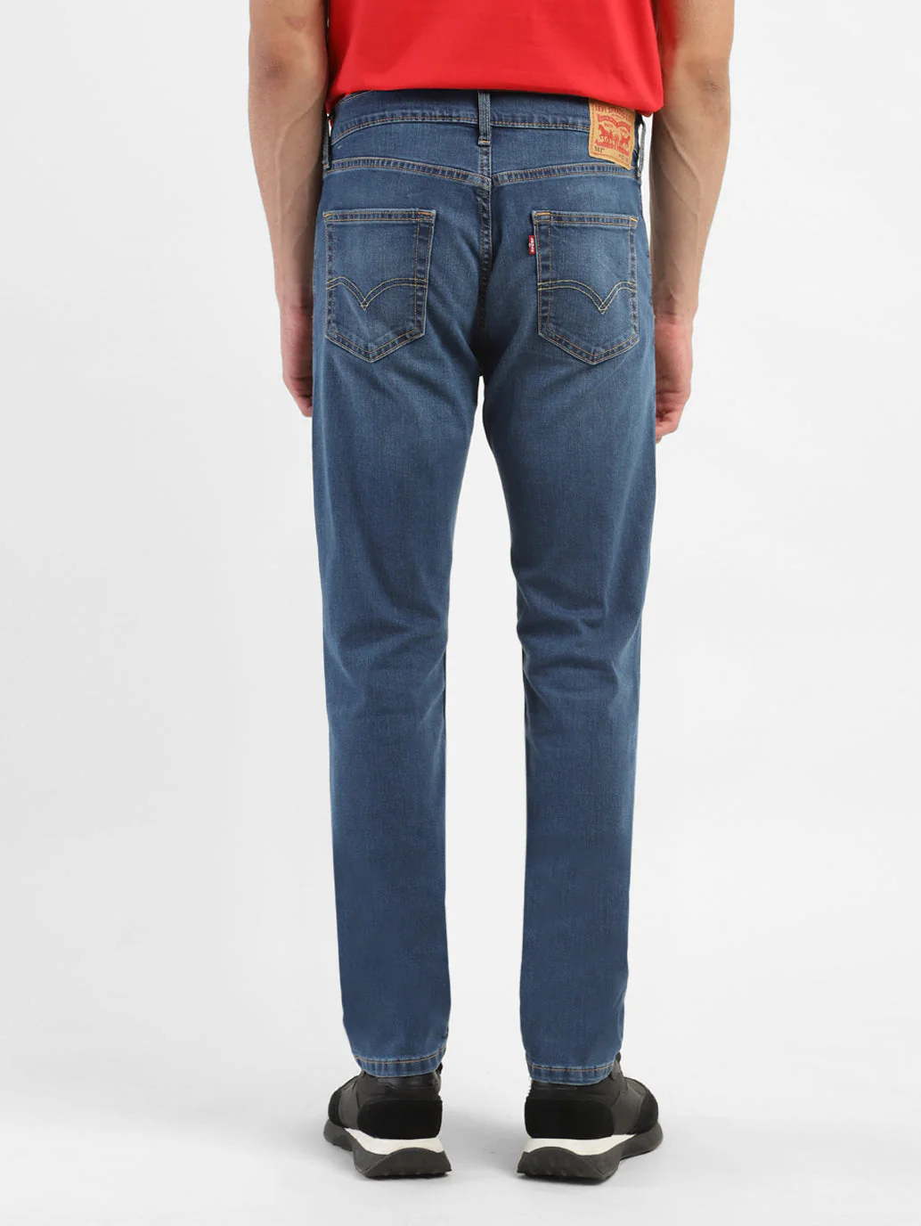 Men's 511 Blue Slim Fit Mid Rise Jeans - Image 3