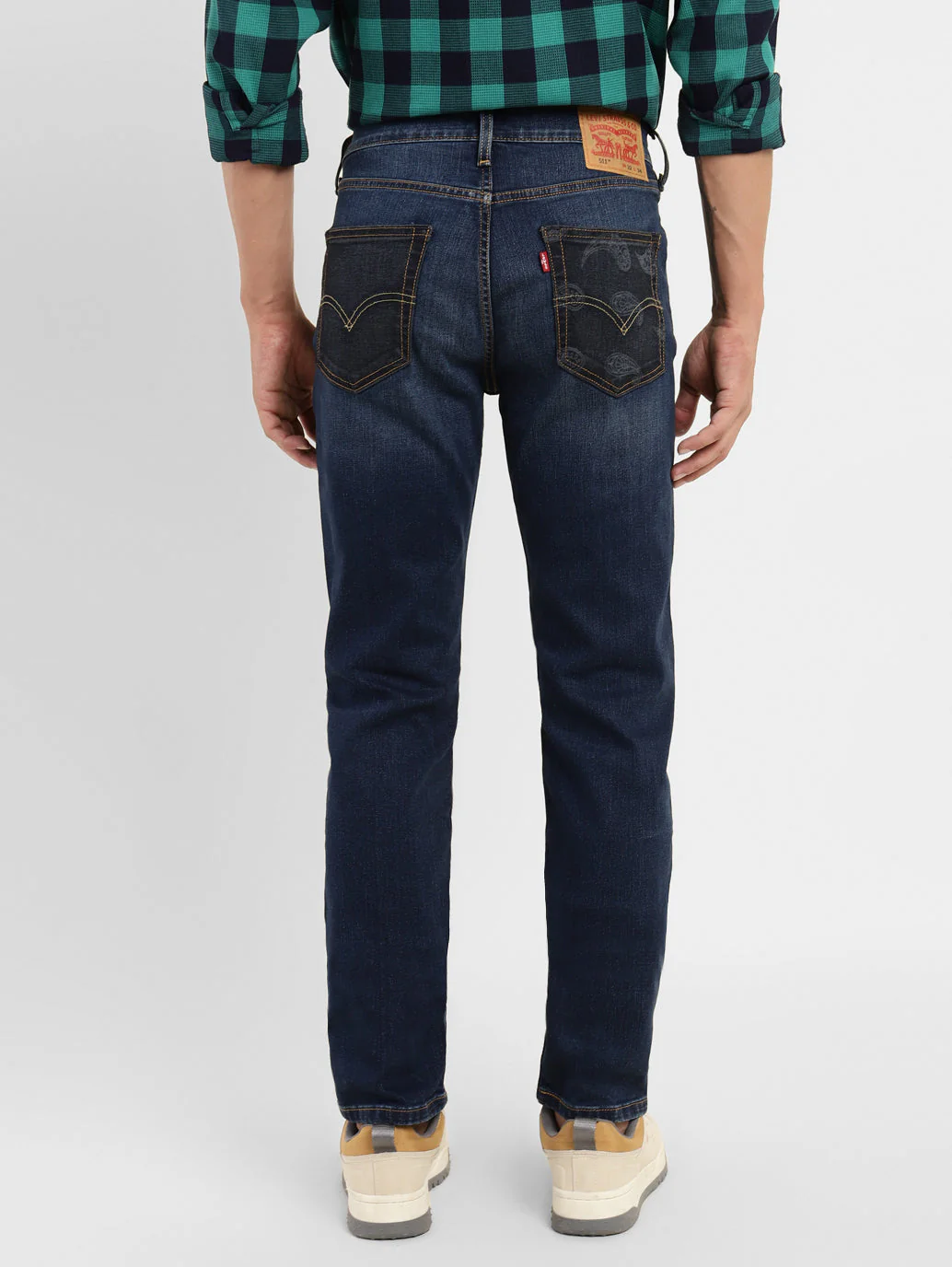 Men's 511 Blue Slim Fit Mid Rise Jeans - Image 3