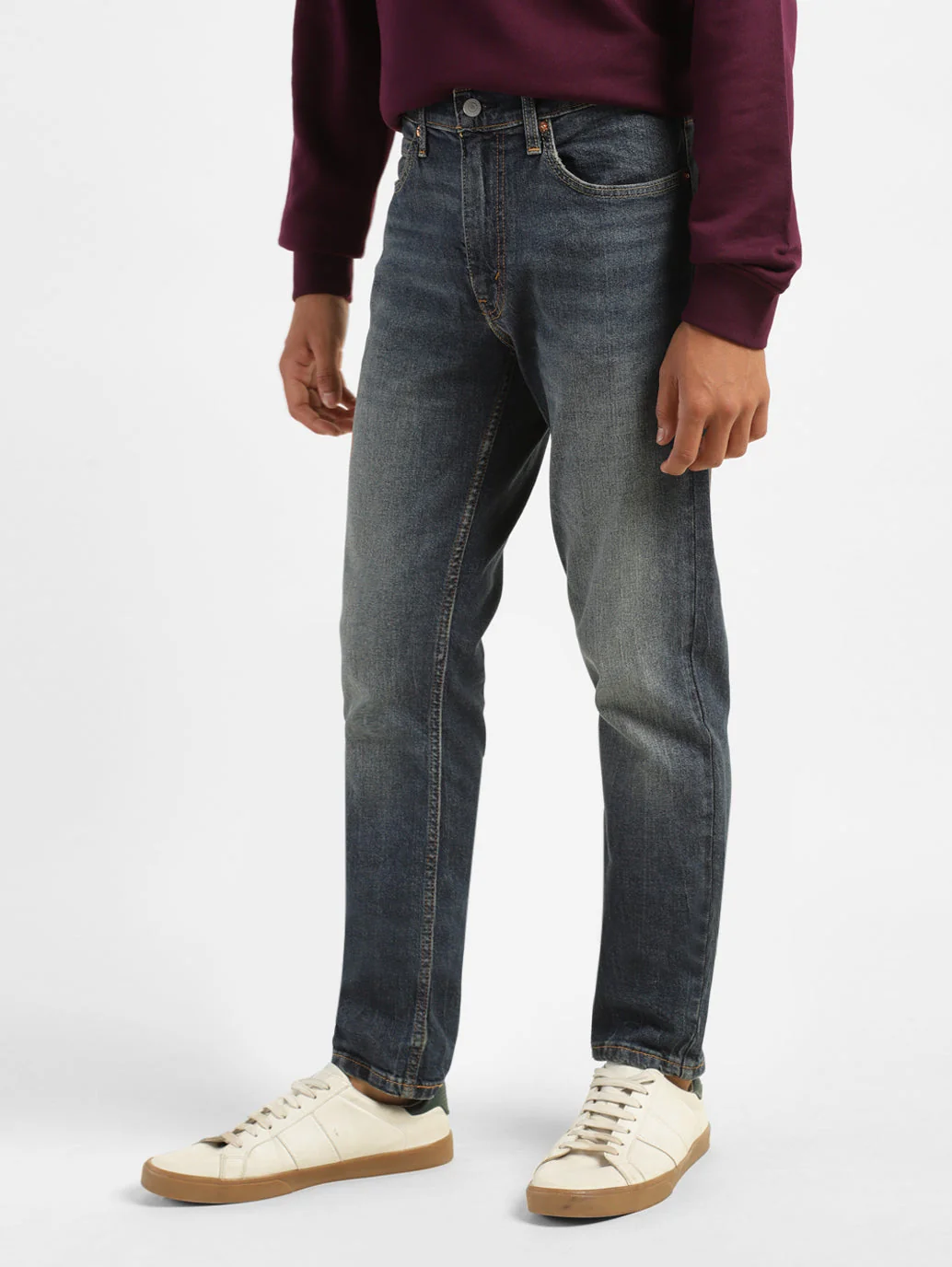 Men's 511 Blue Slim Fit Mid Rise Jeans - Image 5