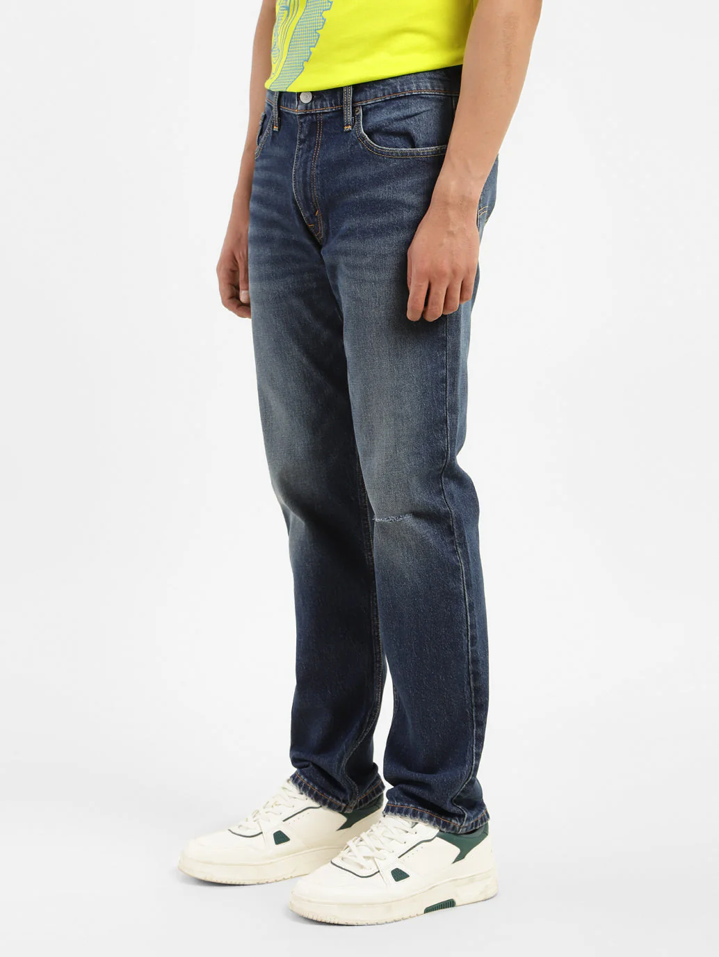 Men's 511 Blue Slim Fit Mid Rise Jeans - Image 5