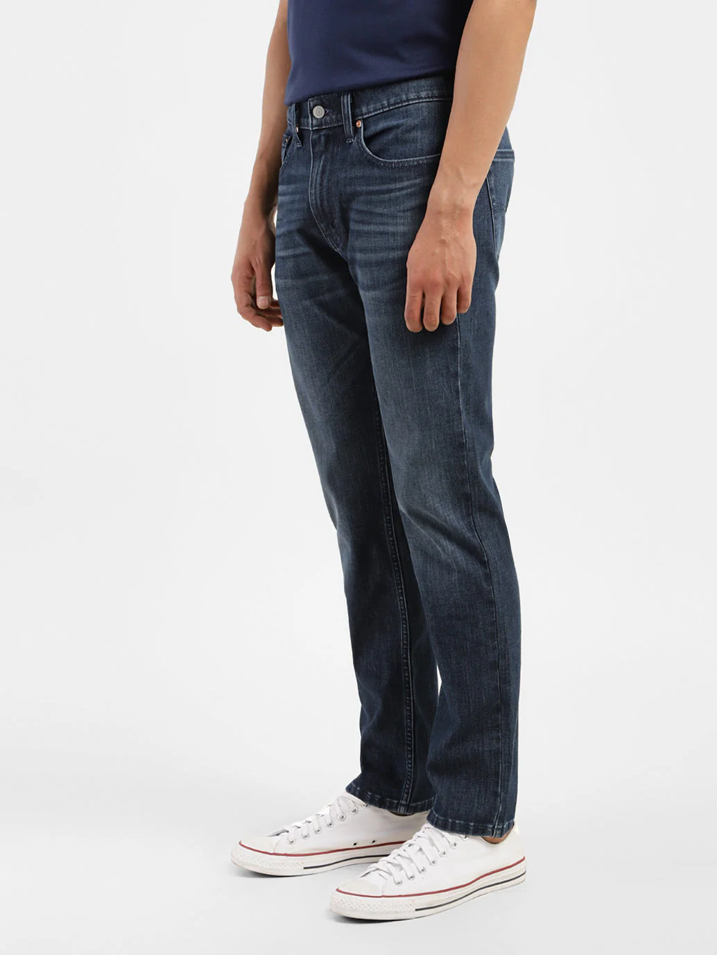 Men's 511 Blue Slim Fit Mid Rise Jeans - Image 5