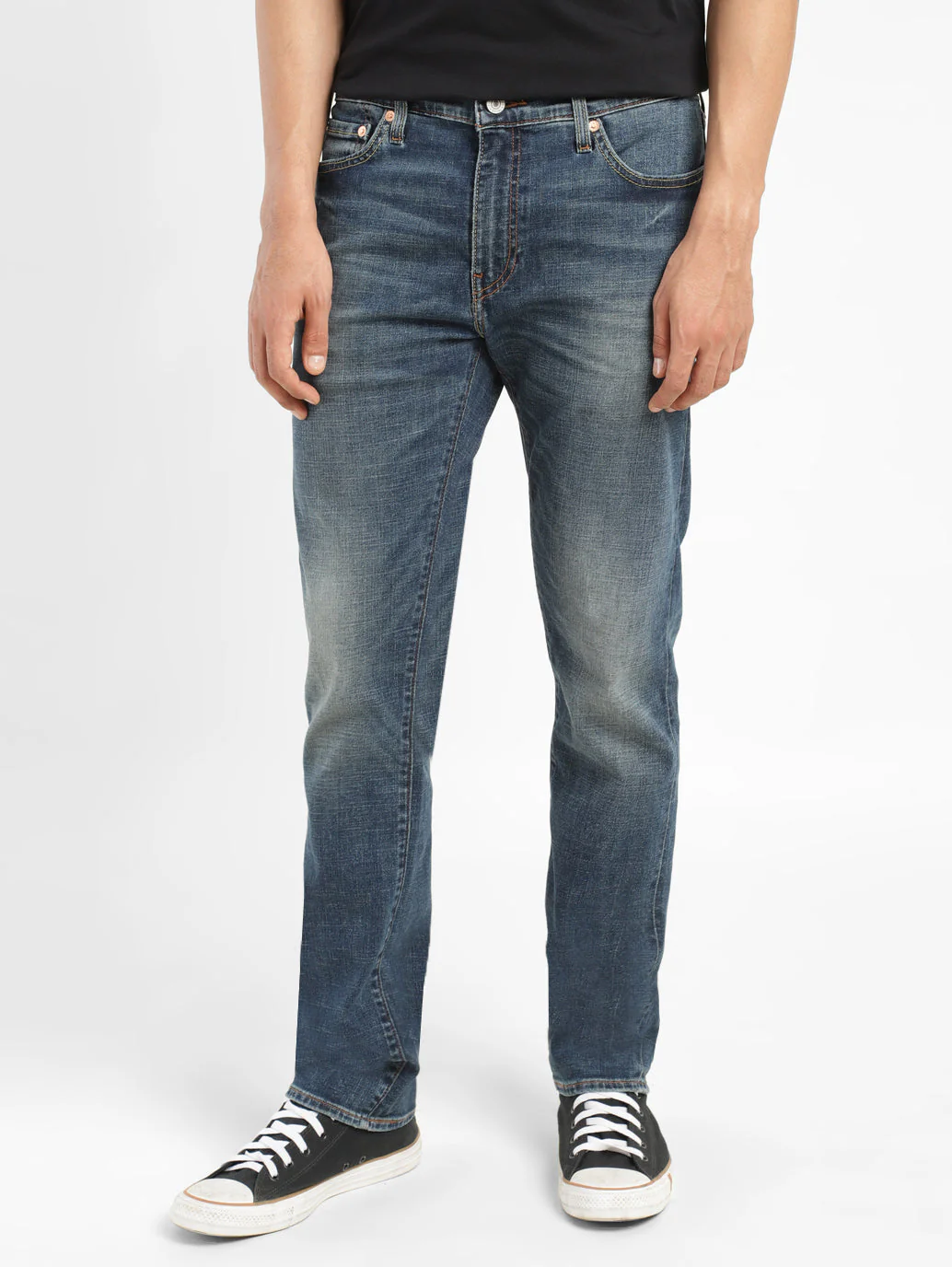 Men's 511 Blue Slim Fit Mid Rise Jeans - Image 2