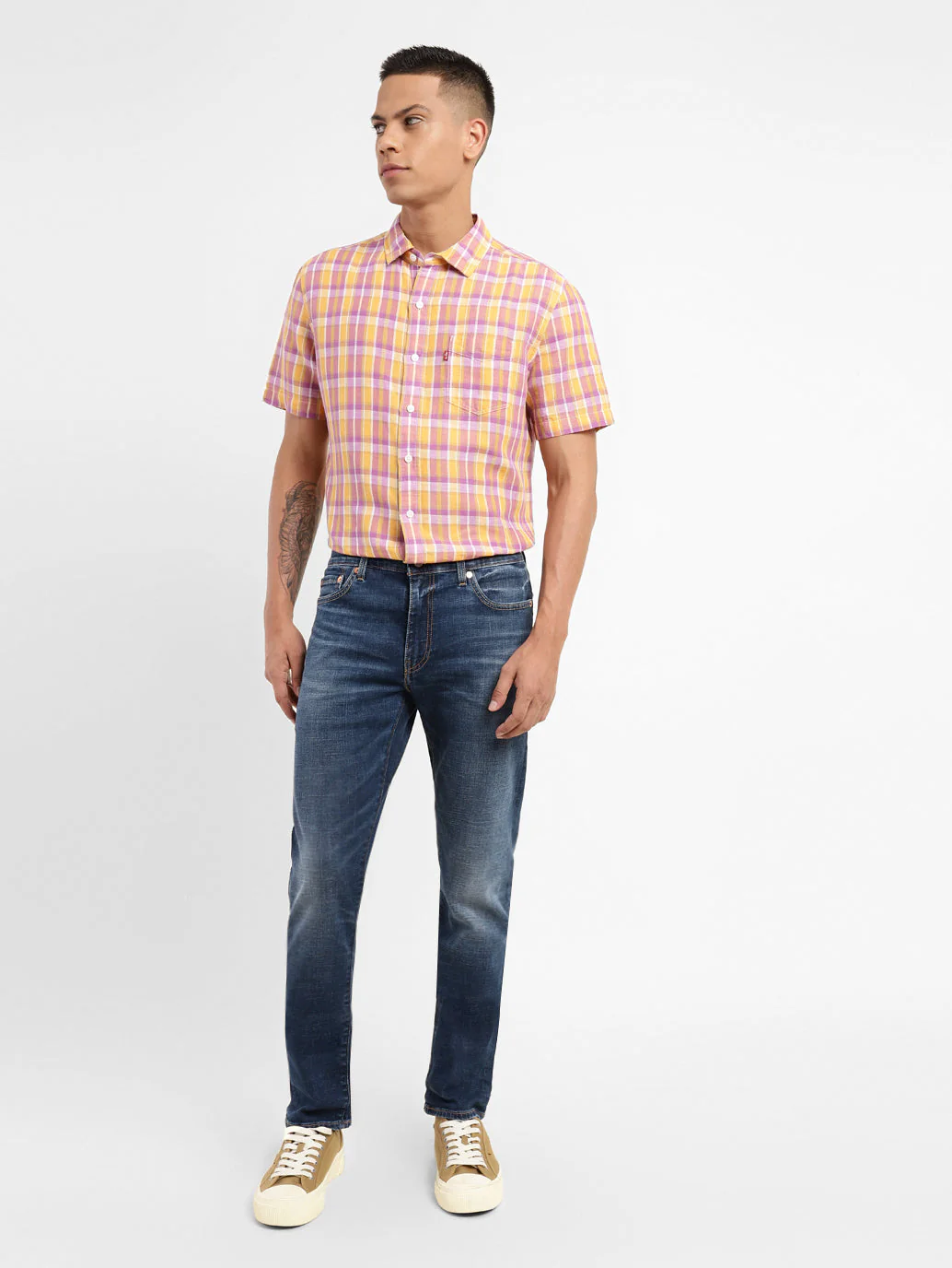 Men's 511 Blue Slim Fit Mid Rise Jeans - Image 2