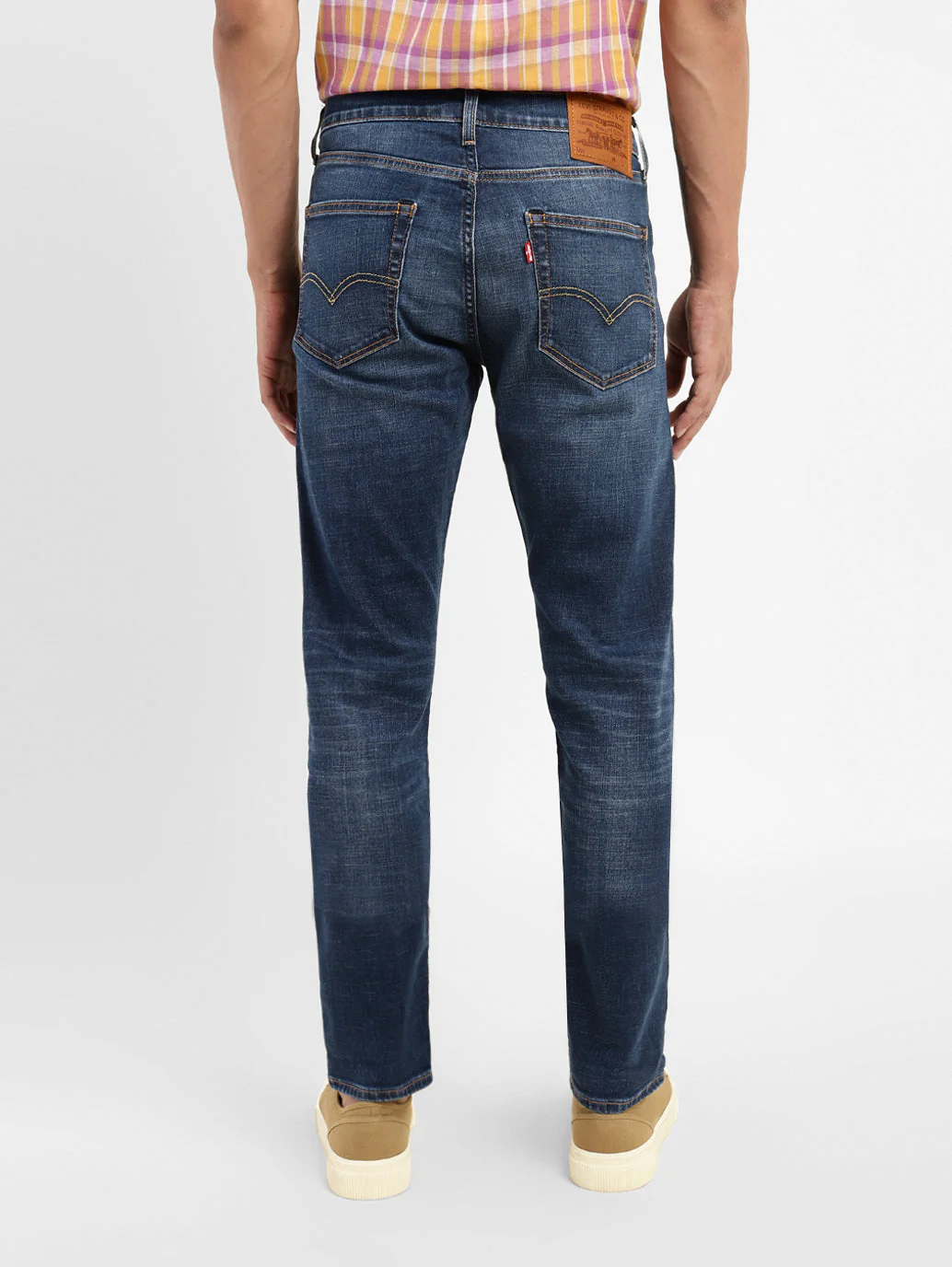 Men's 511 Blue Slim Fit Mid Rise Jeans - Image 3