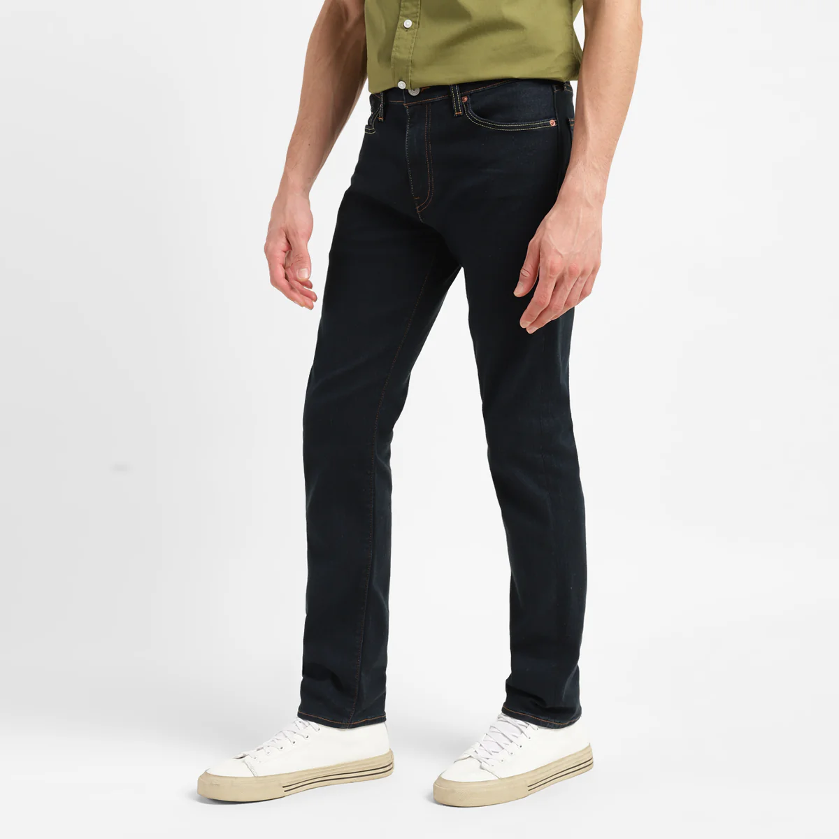 Men's 511 Blue Slim Fit Mid Rise Jeans - Image 5