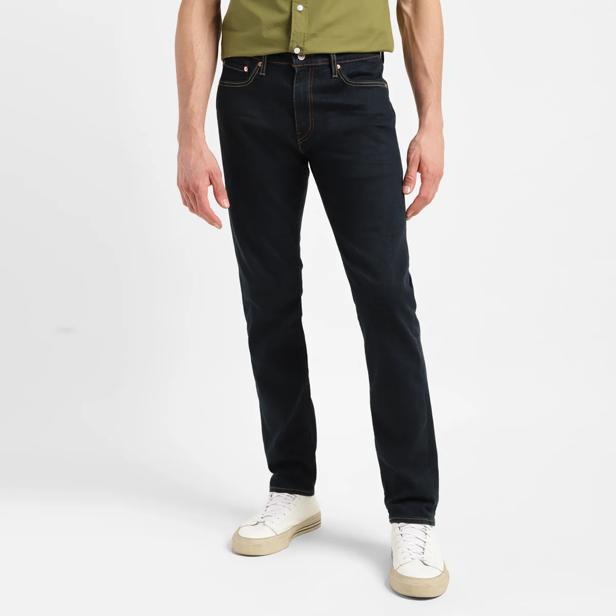 Men's 511 Blue Slim Fit Mid Rise Jeans - Image 7