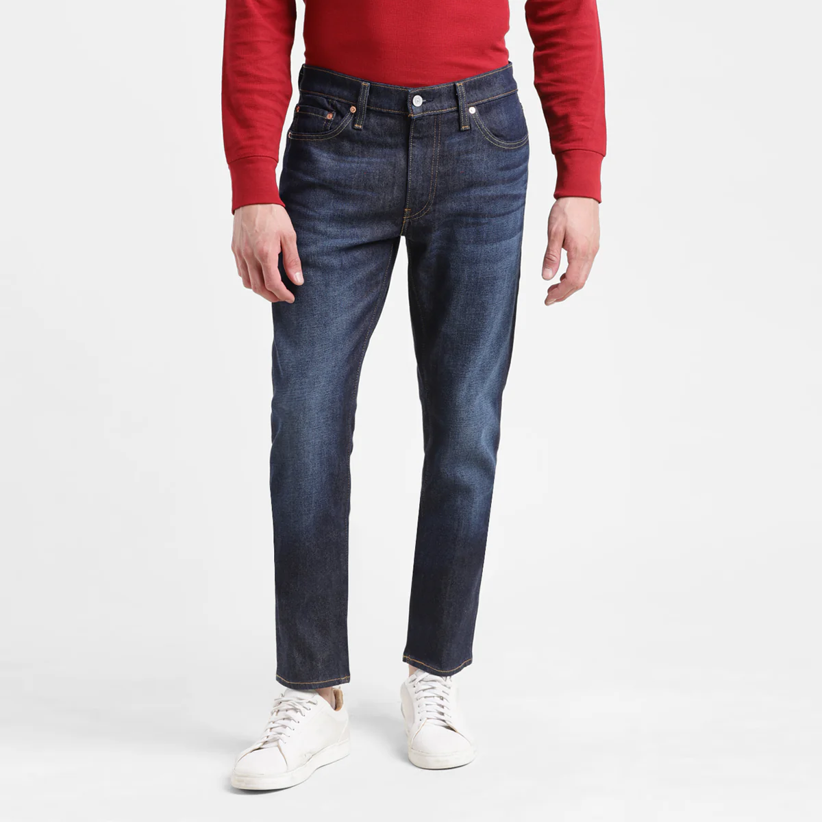 Men's 511 Blue Slim Fit Mid Rise Jeans - Image 2