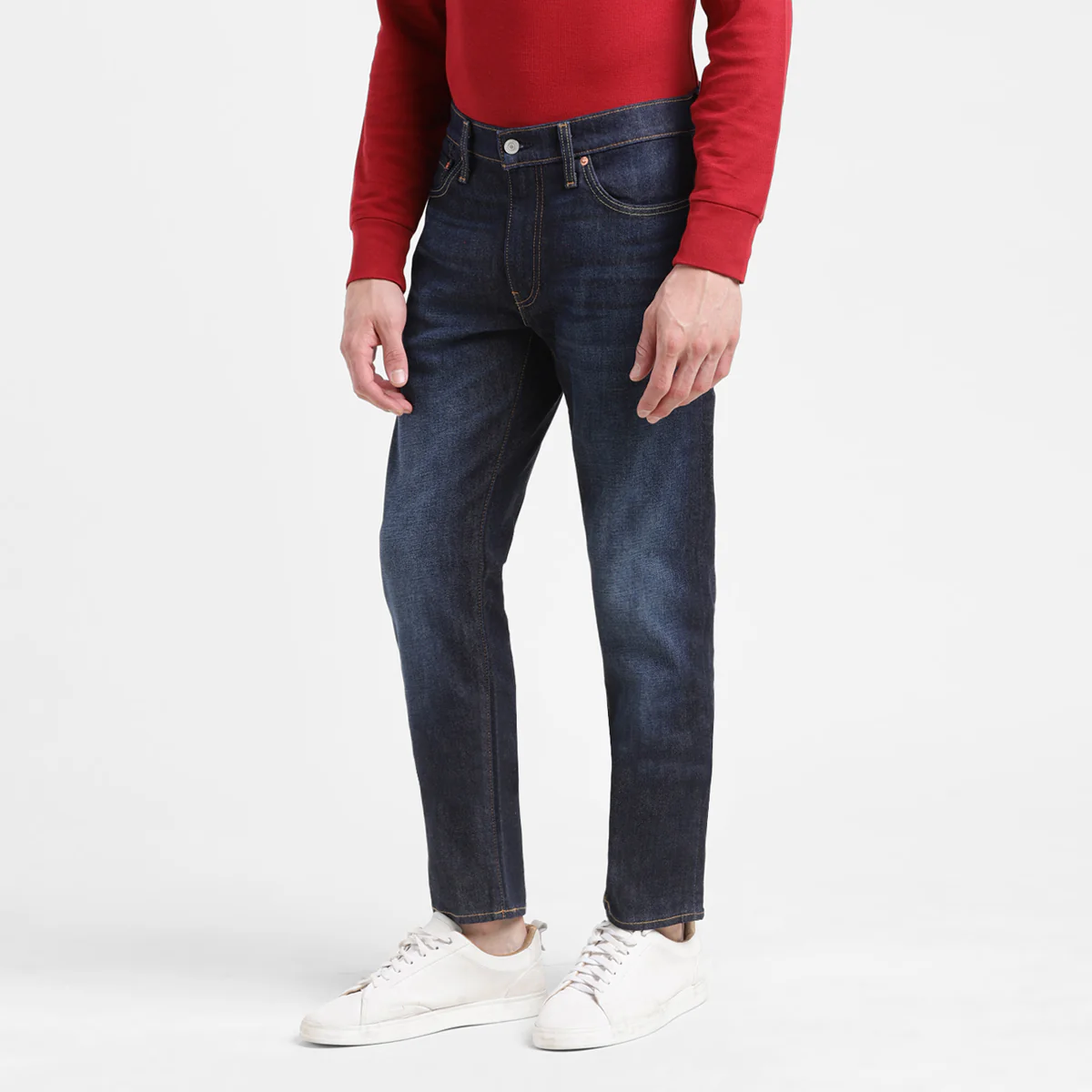 Men's 511 Blue Slim Fit Mid Rise Jeans - Image 5