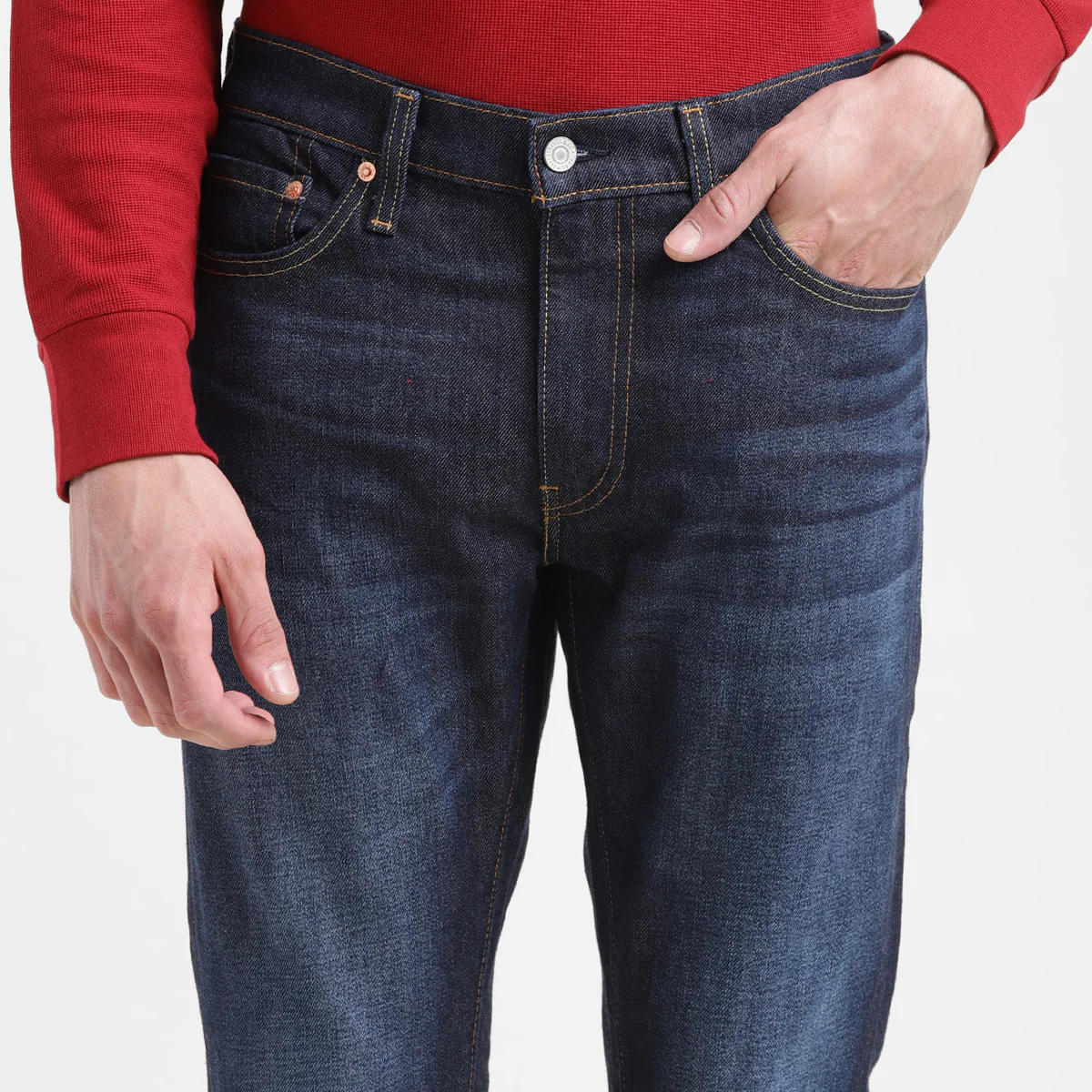 Men's 511 Blue Slim Fit Mid Rise Jeans - Image 7