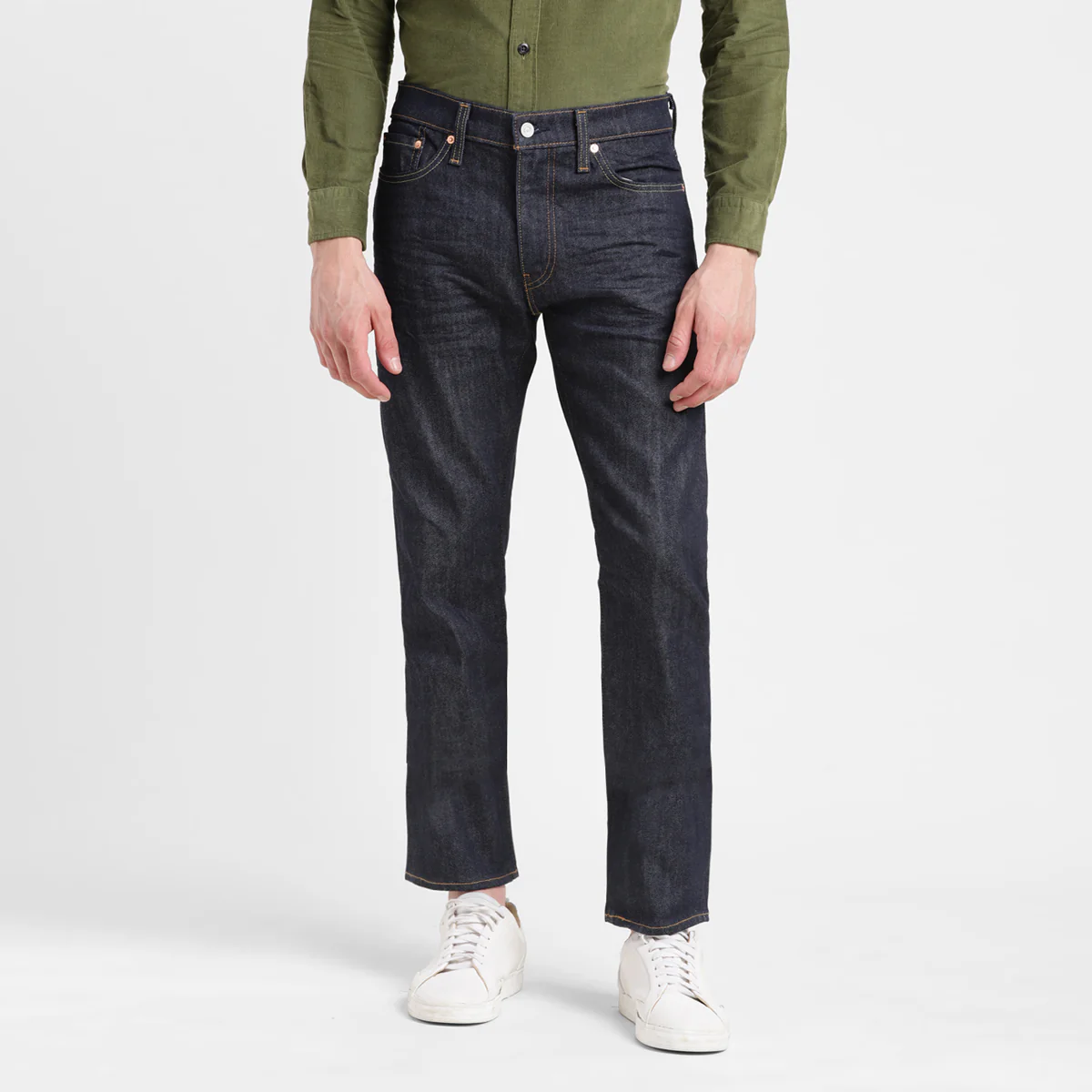 Men's 511 Blue Slim Fit Mid Rise Jeans - Image 7