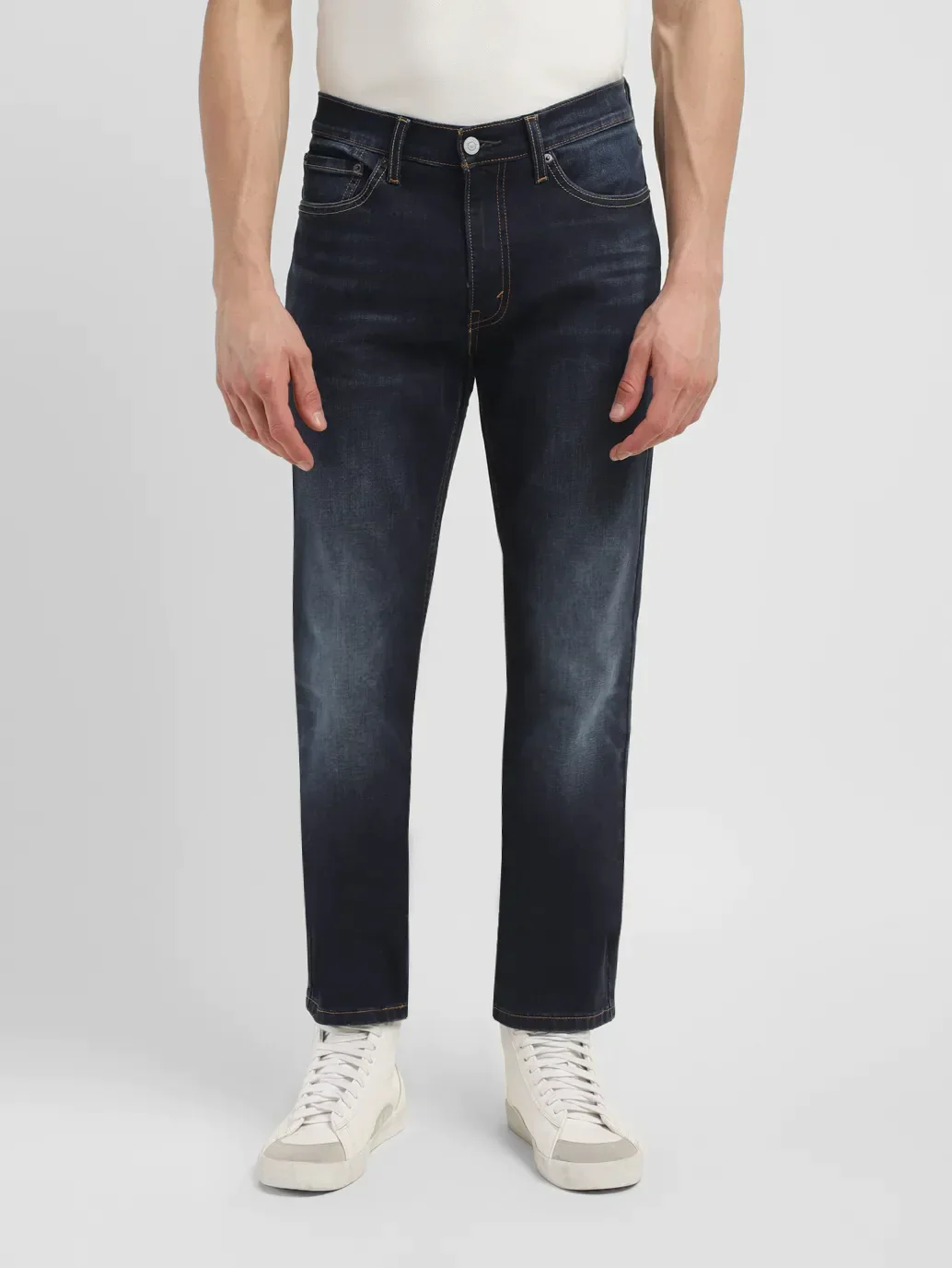 Men's 511 Blue Slim Fit Mid Rise Jeans - Image 2