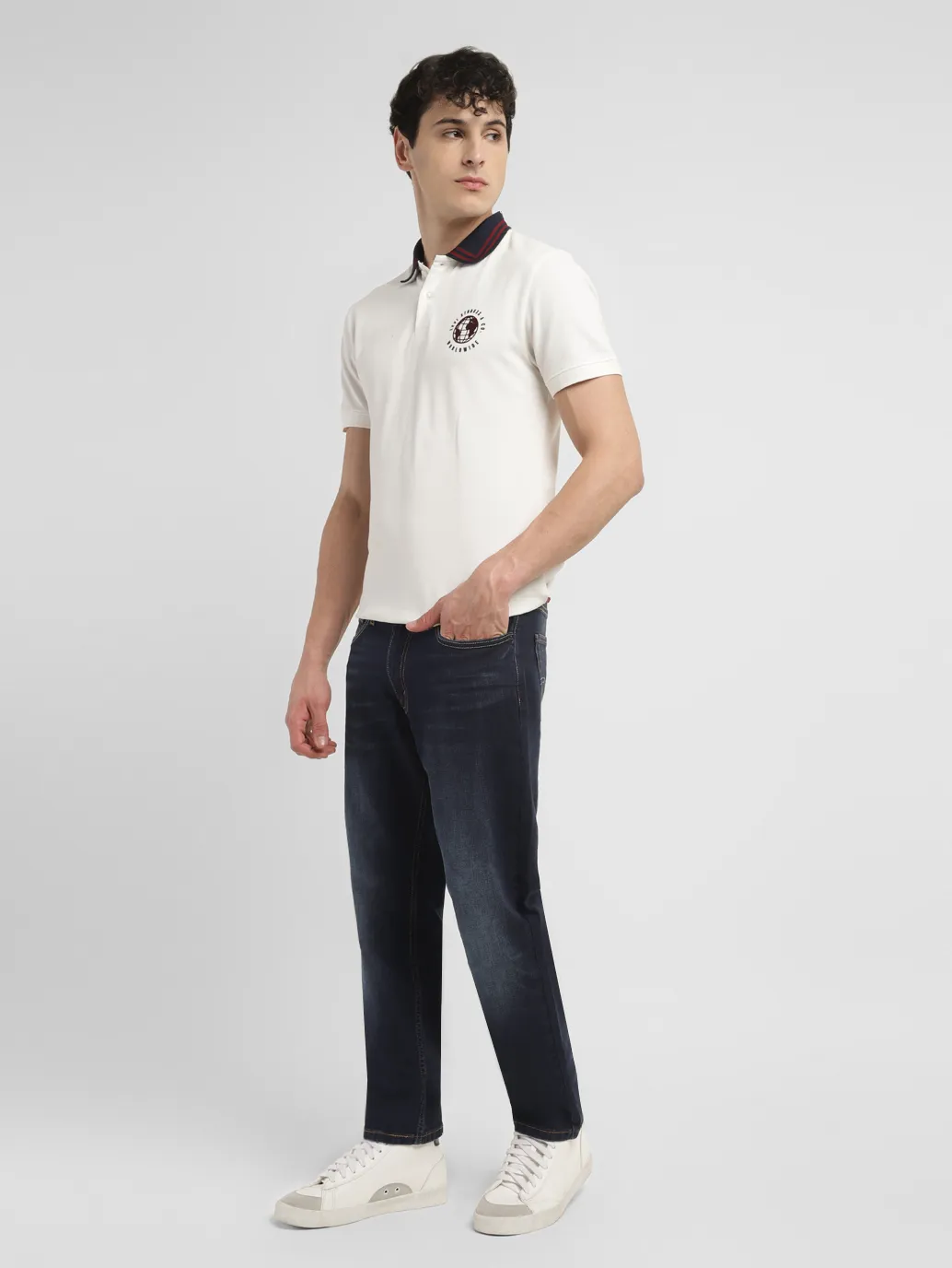 Men's 511 Blue Slim Fit Mid Rise Jeans - Image 8