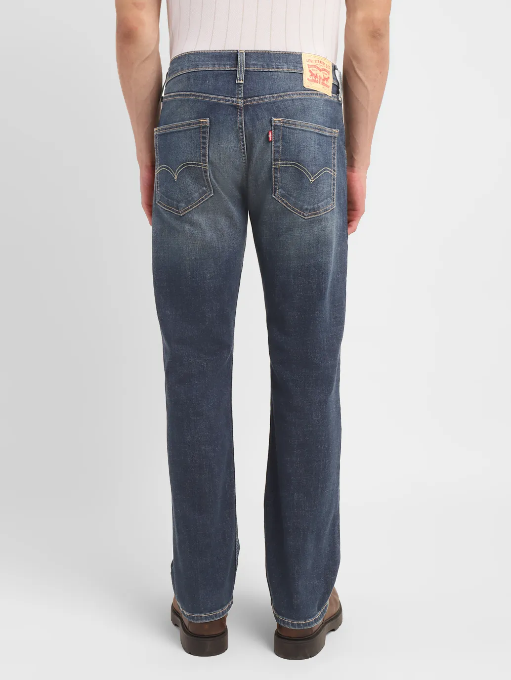 Men's 511 Blue Slim Fit Mid Rise Jeans - Image 3