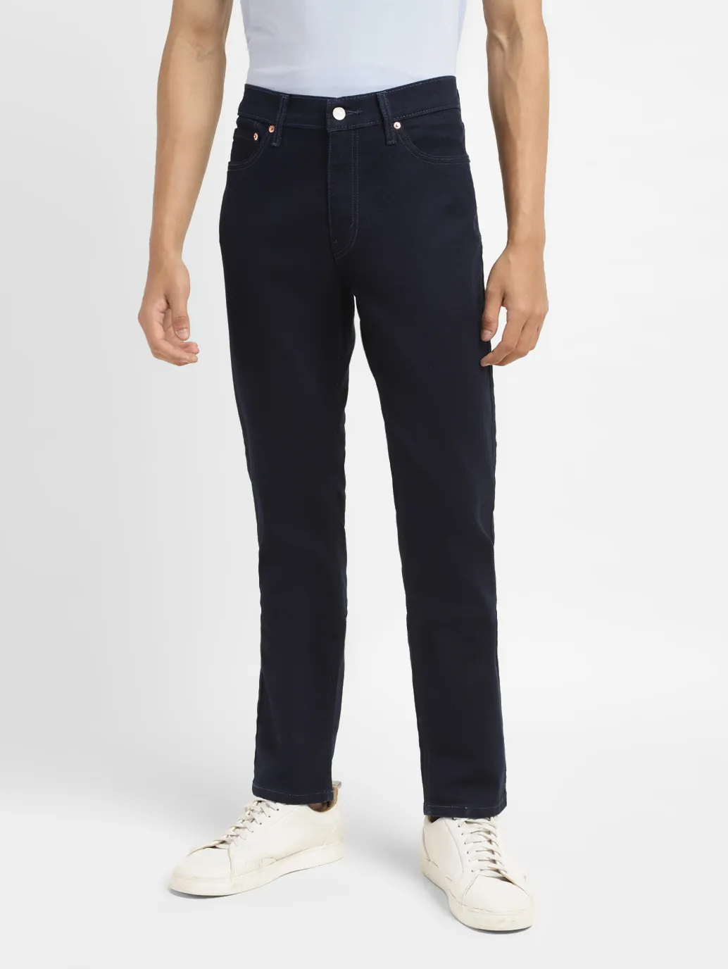 Men's 511 Blue Slim Fit Mid Rise Jeans - Image 2