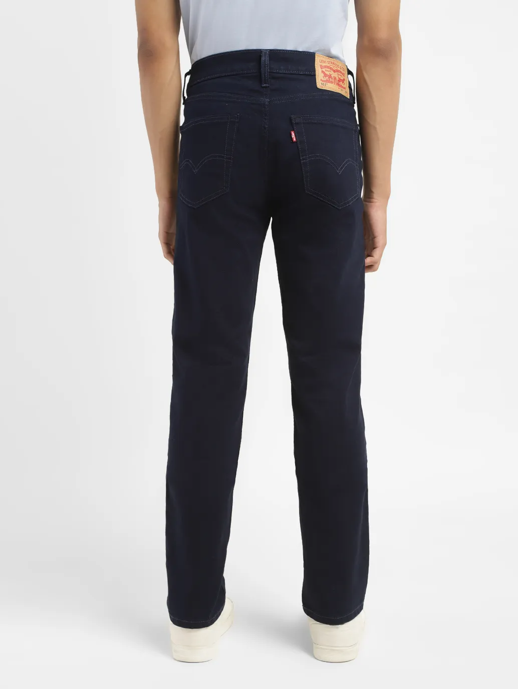 Men's 511 Blue Slim Fit Mid Rise Jeans - Image 3