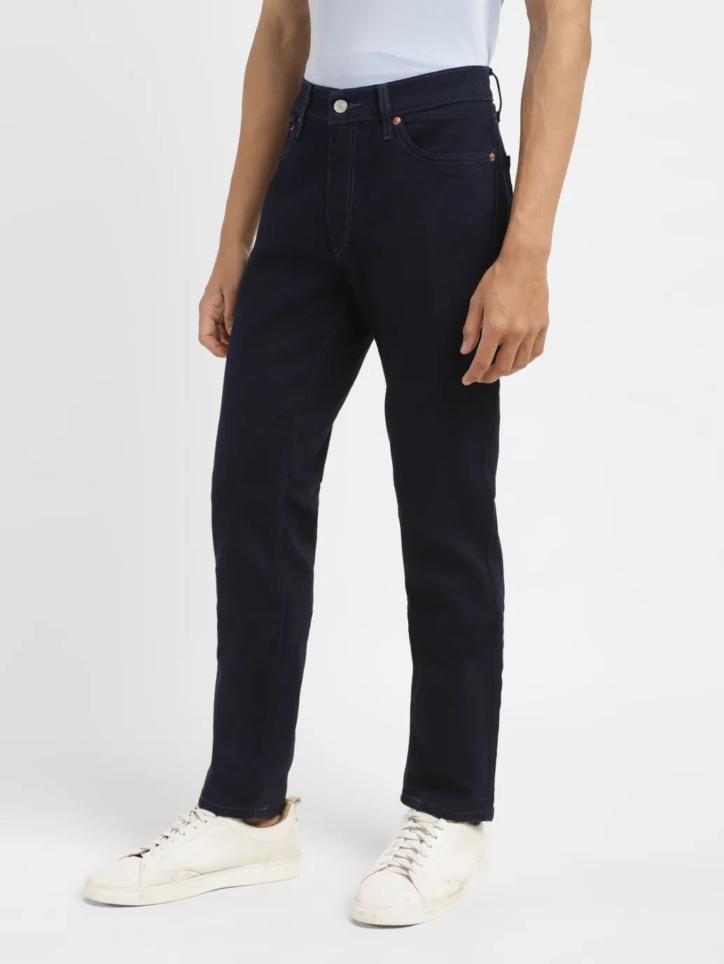 Men's 511 Blue Slim Fit Mid Rise Jeans - Image 5