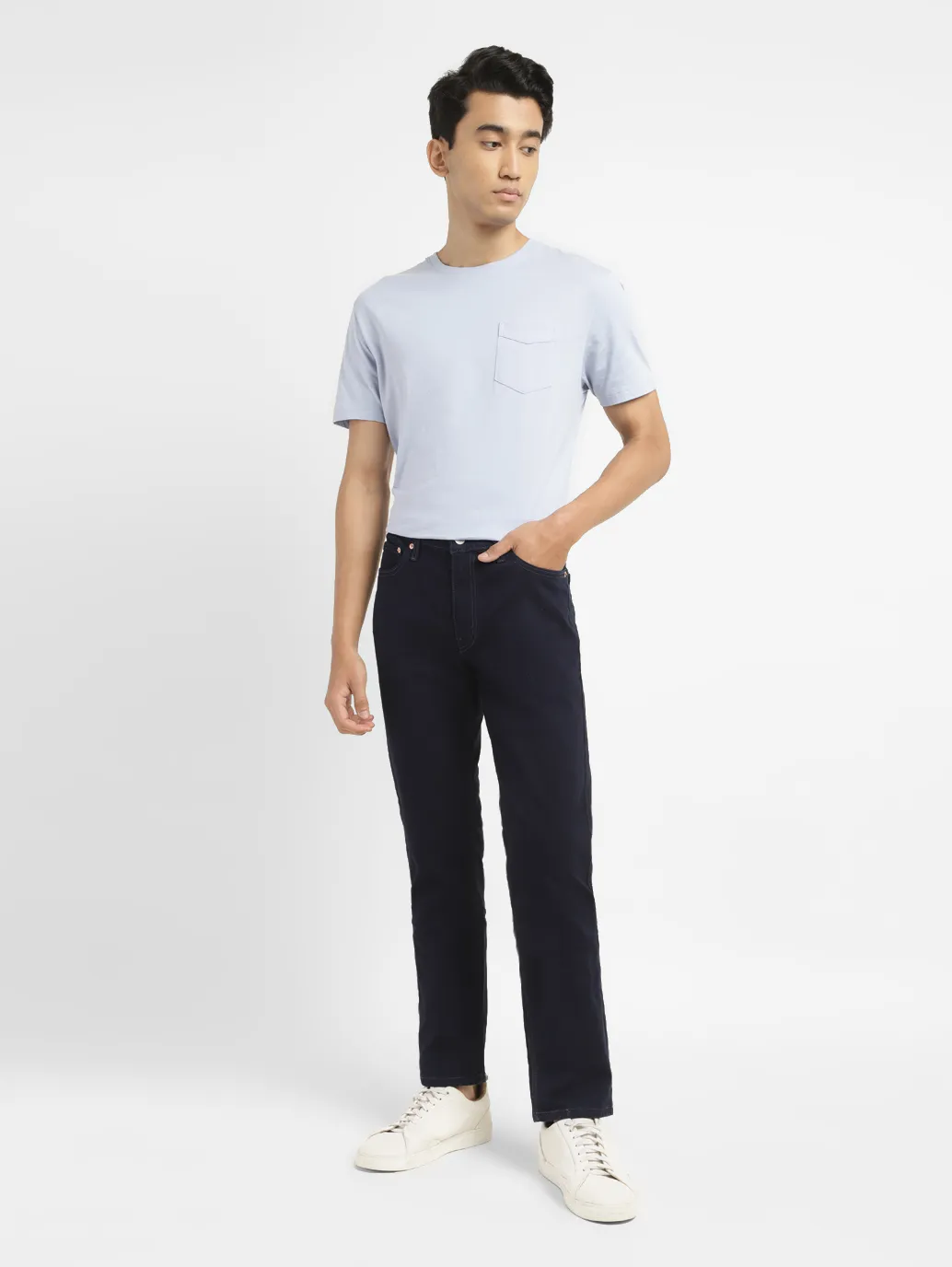 Men's 511 Blue Slim Fit Mid Rise Jeans - Image 8