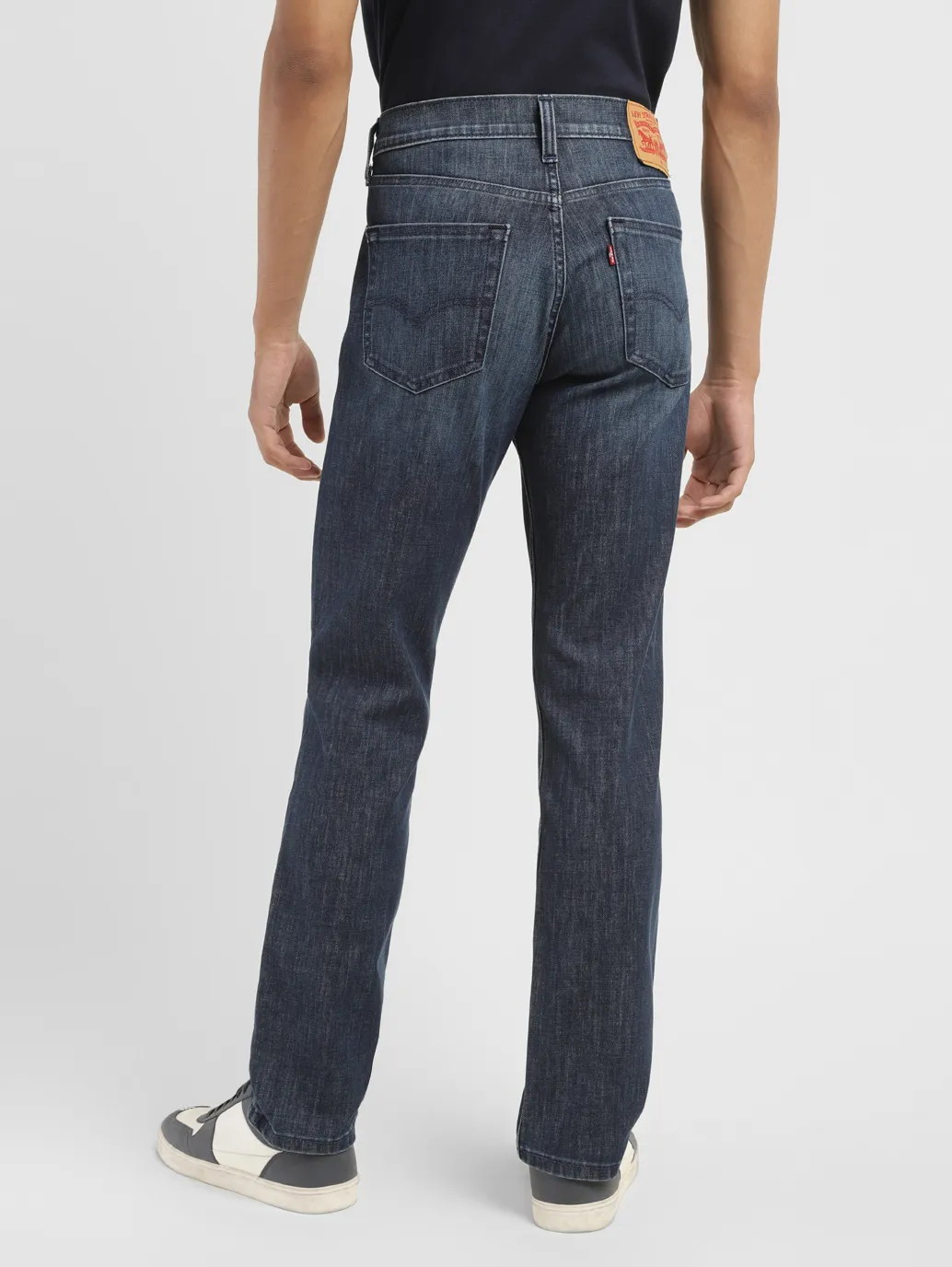 Men's 511 Blue Slim Fit Mid Rise Jeans - Image 3