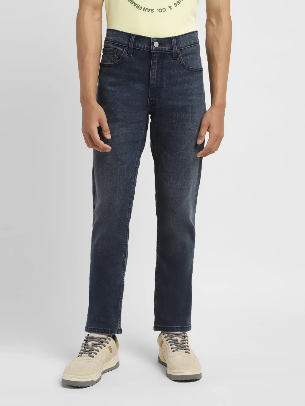 Men's 511 Blue Slim Fit Mid Rise Jeans - Image 2