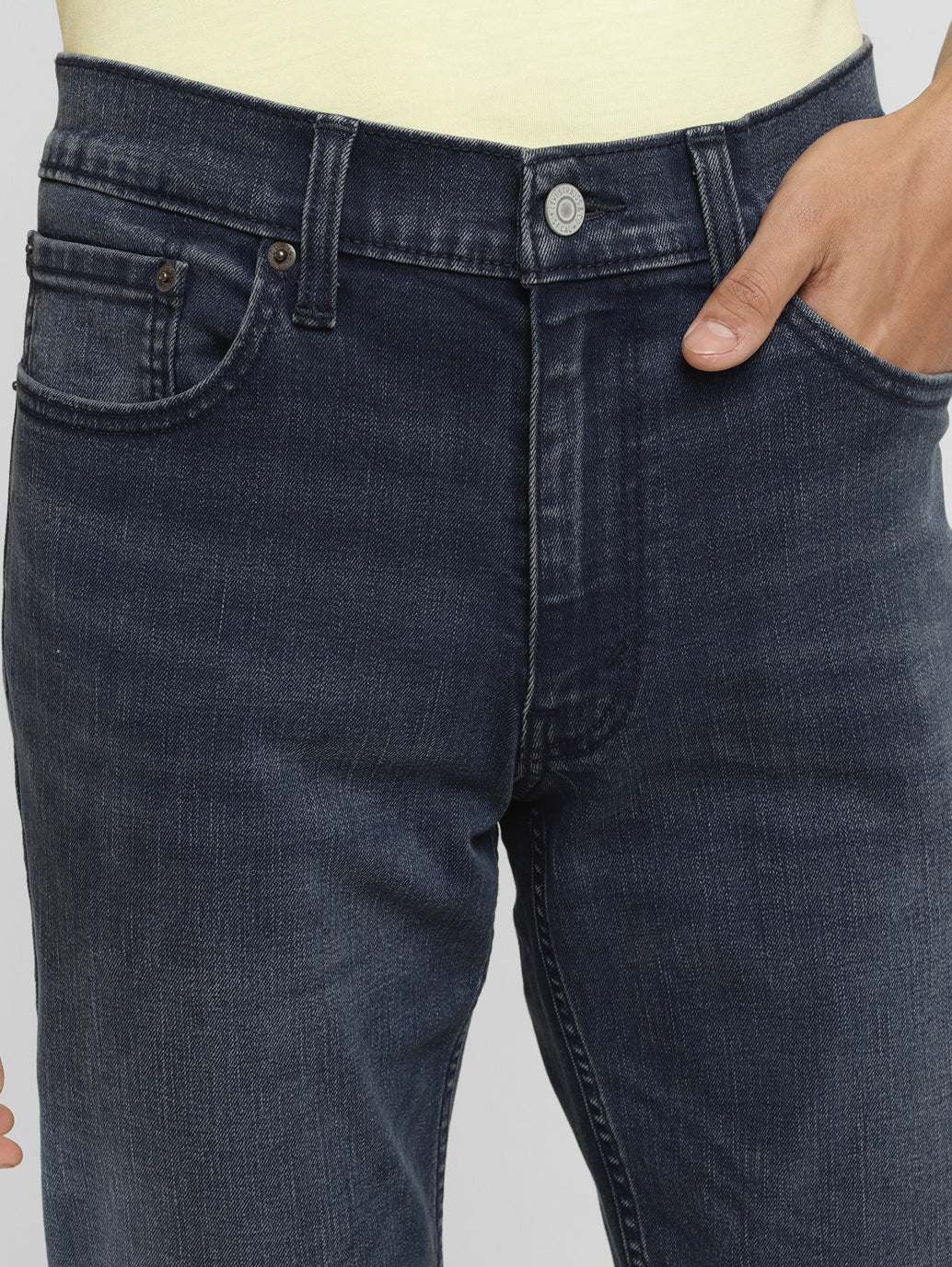 Men's 511 Blue Slim Fit Mid Rise Jeans - Image 7