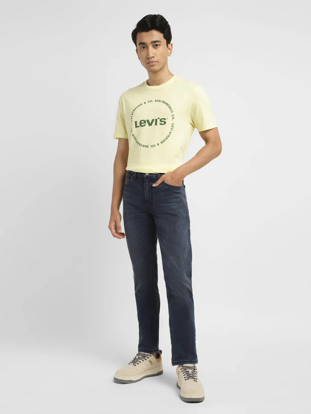 Men's 511 Blue Slim Fit Mid Rise Jeans - Image 8