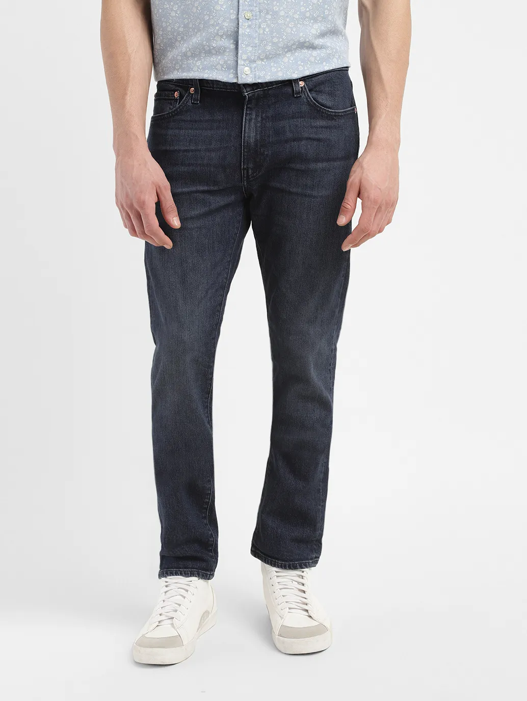 Men's 511 Blue Slim Fit Mid Rise Jeans - Image 2
