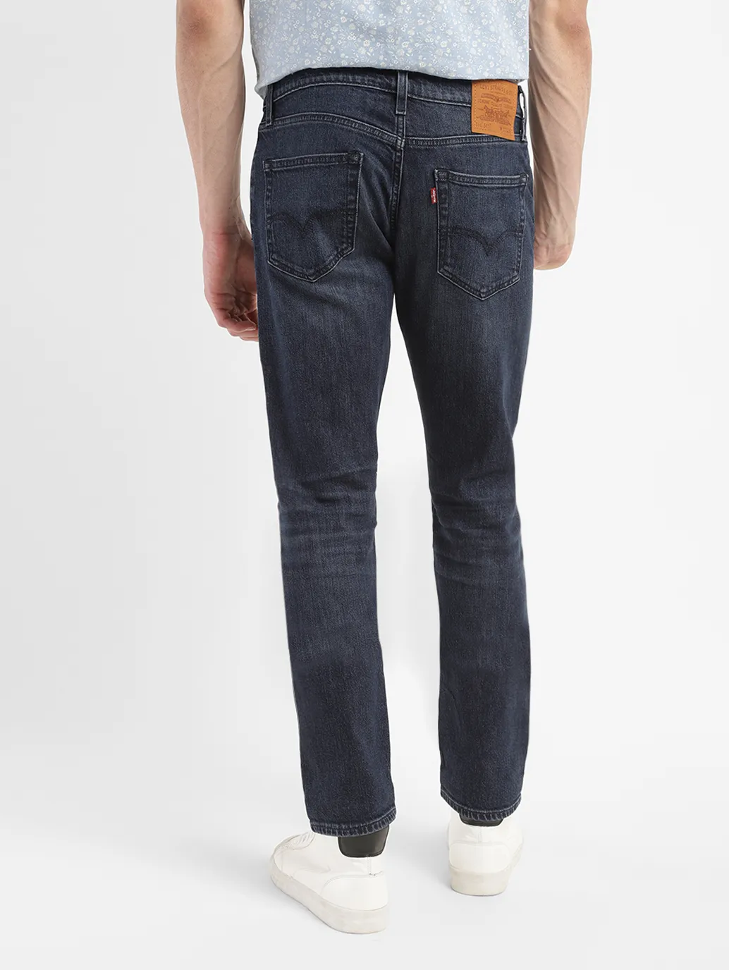 Men's 511 Blue Slim Fit Mid Rise Jeans - Image 3