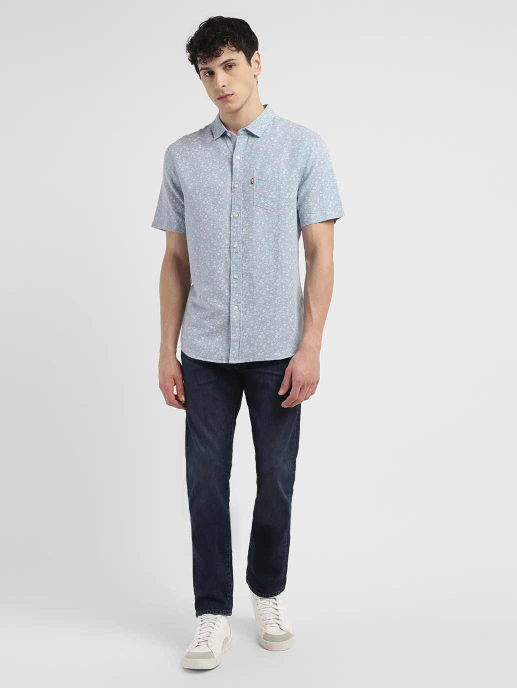 Men's 511 Blue Slim Fit Mid Rise Jeans - Image 8