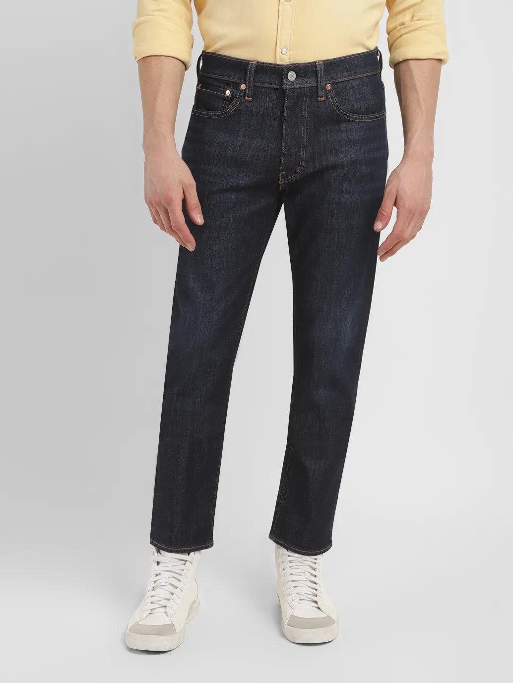 Men's 511 Dark Indigo Slim Fit Mid Rise Jeans - Image 2