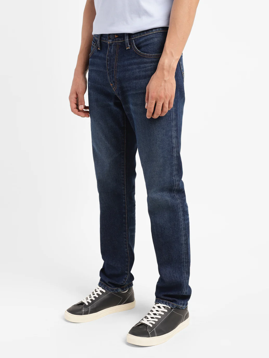 Men's 511 Blue Slim Fit Mid Rise Jeans - Image 6