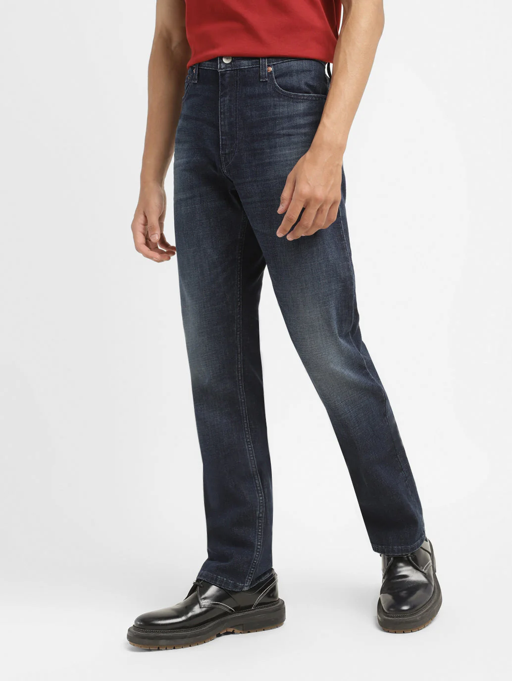 Men's 511 Blue Slim Fit Mid Rise Jeans - Image 6
