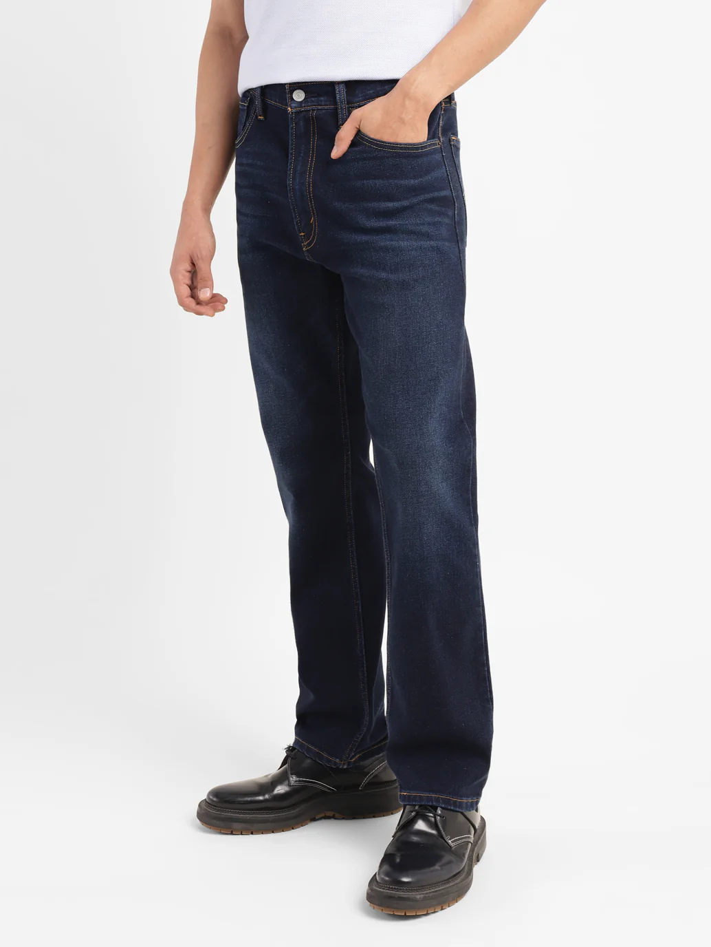 Men's 511 Blue Slim Fit Mid Rise Jeans - Image 6