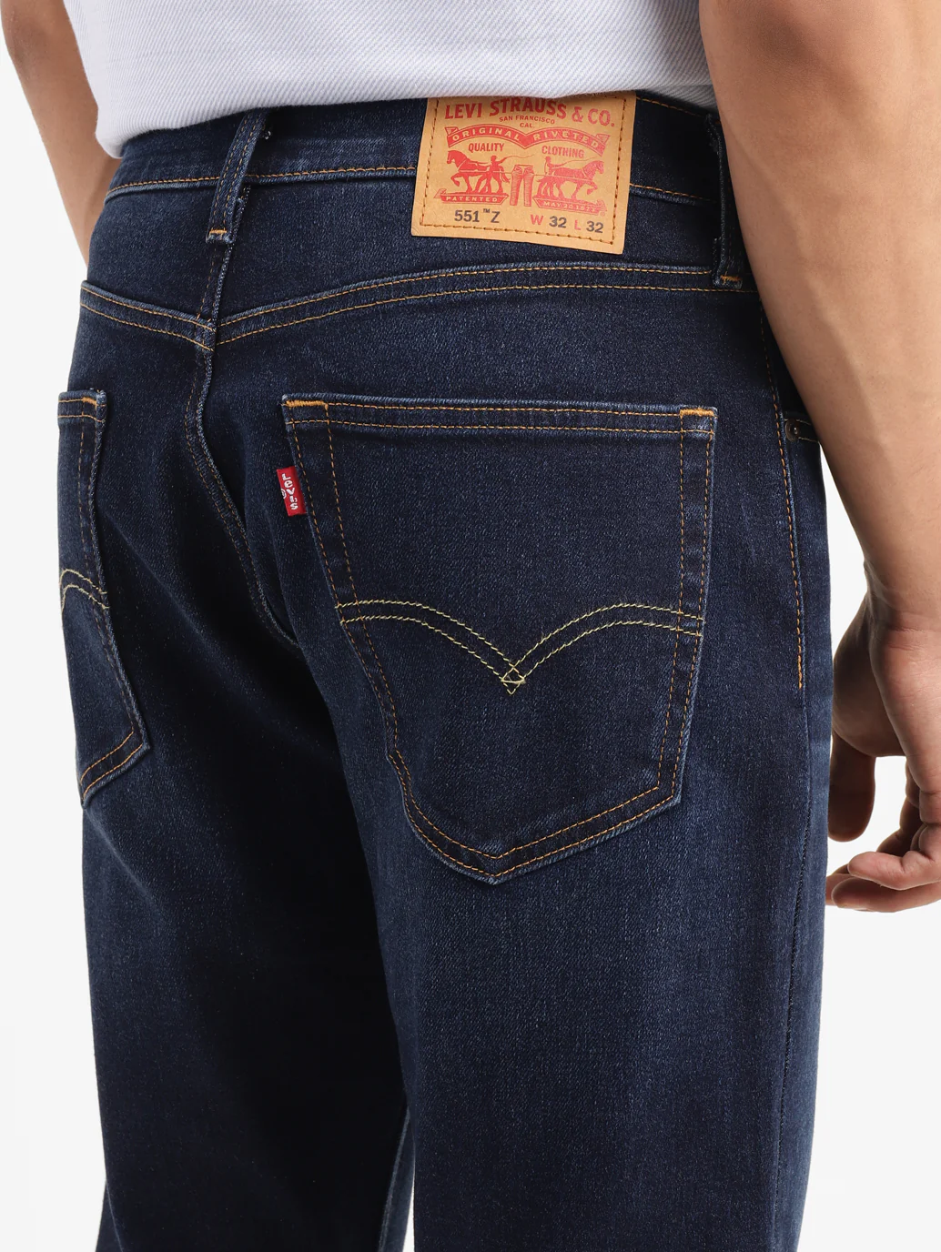 Men's 511 Blue Slim Fit Mid Rise Jeans - Image 7
