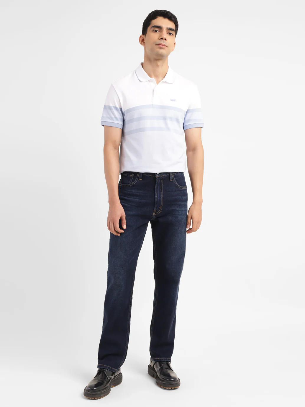 Men's 511 Blue Slim Fit Mid Rise Jeans - Image 8