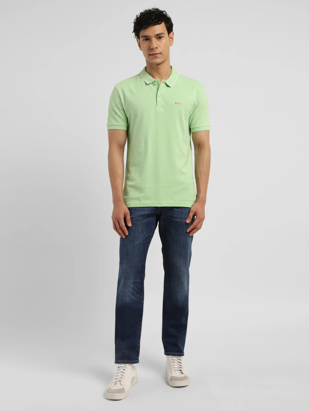 Men's 511 Dark Indigo Slim Fit Mid Rise Jeans - Image 7