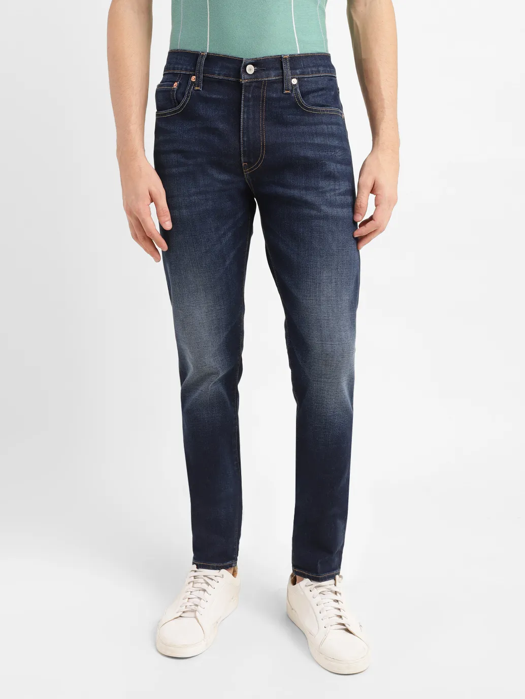 Men's 511 Blue Slim Fit Mid Rise Jeans - Image 2