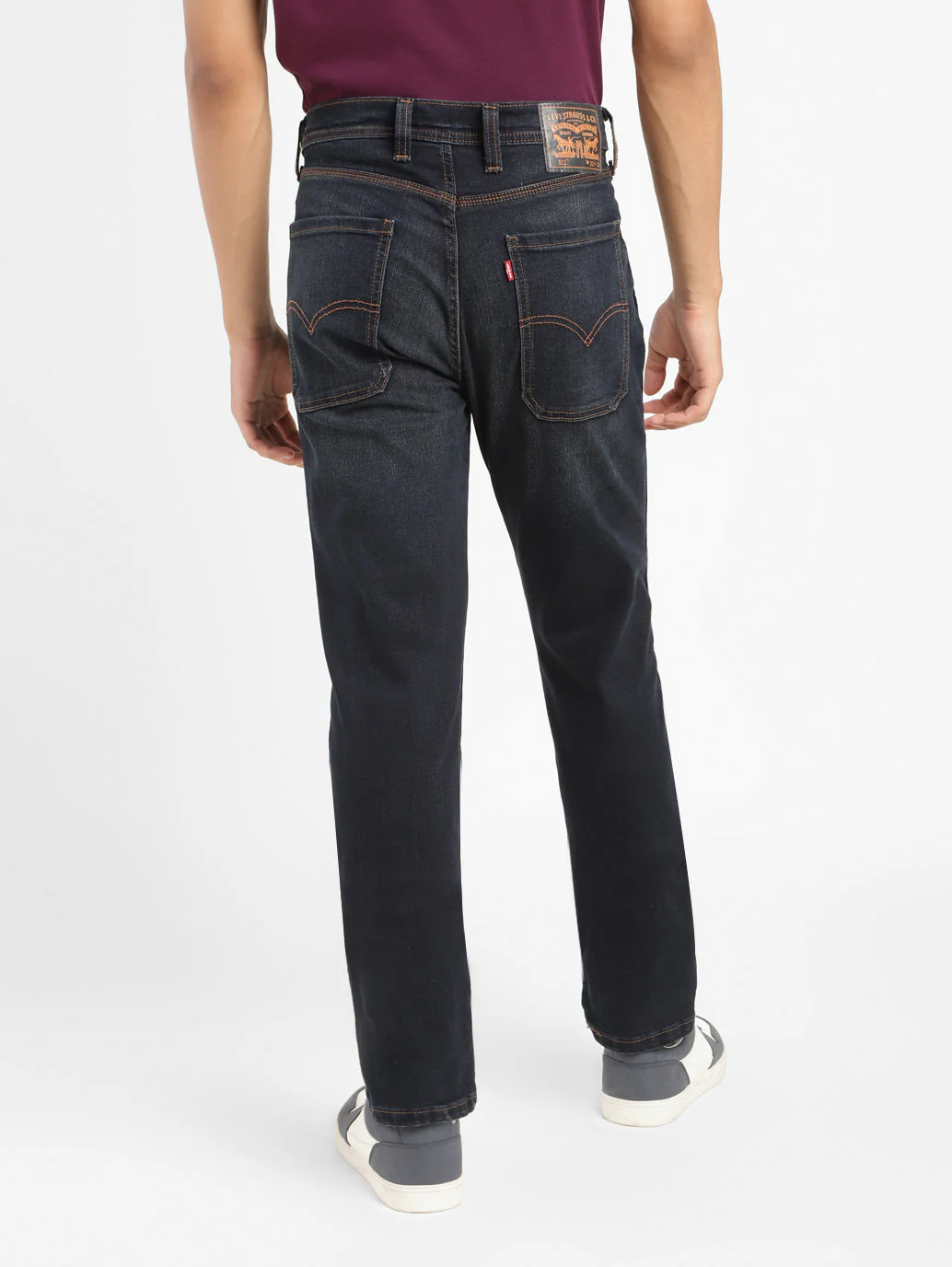 Men's 511 Blue Slim Fit Mid Rise Jeans - Image 3