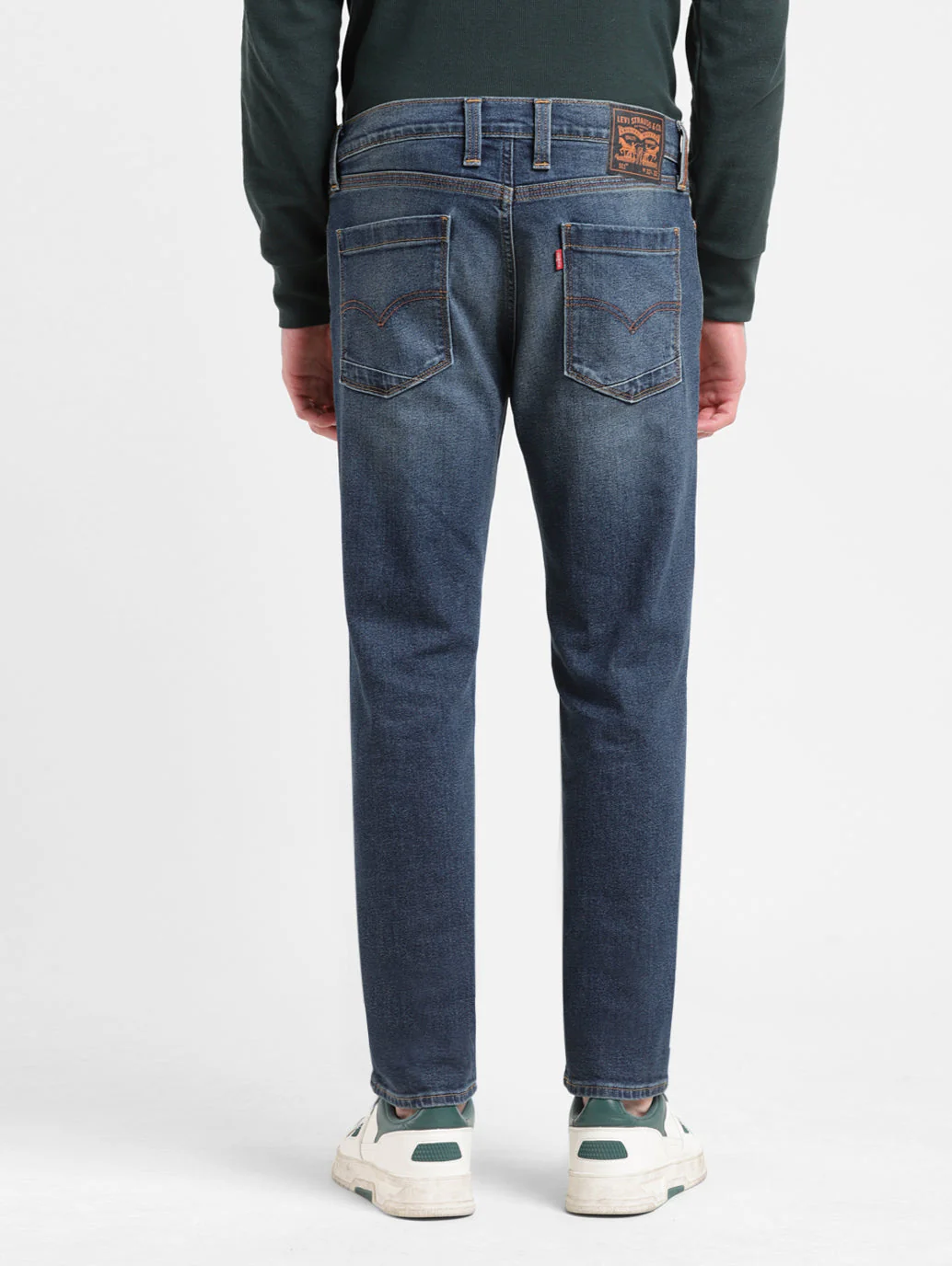Men's 511 Blue Slim Fit Mid Rise Jeans - Image 3