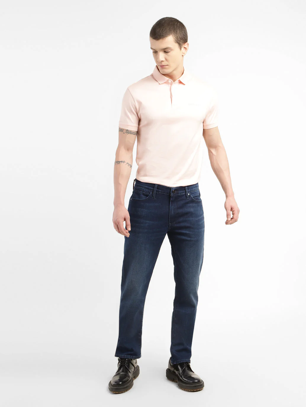 Men's Redloop 511 Blue Slim Fit Mid Rise Jeans - Image 2